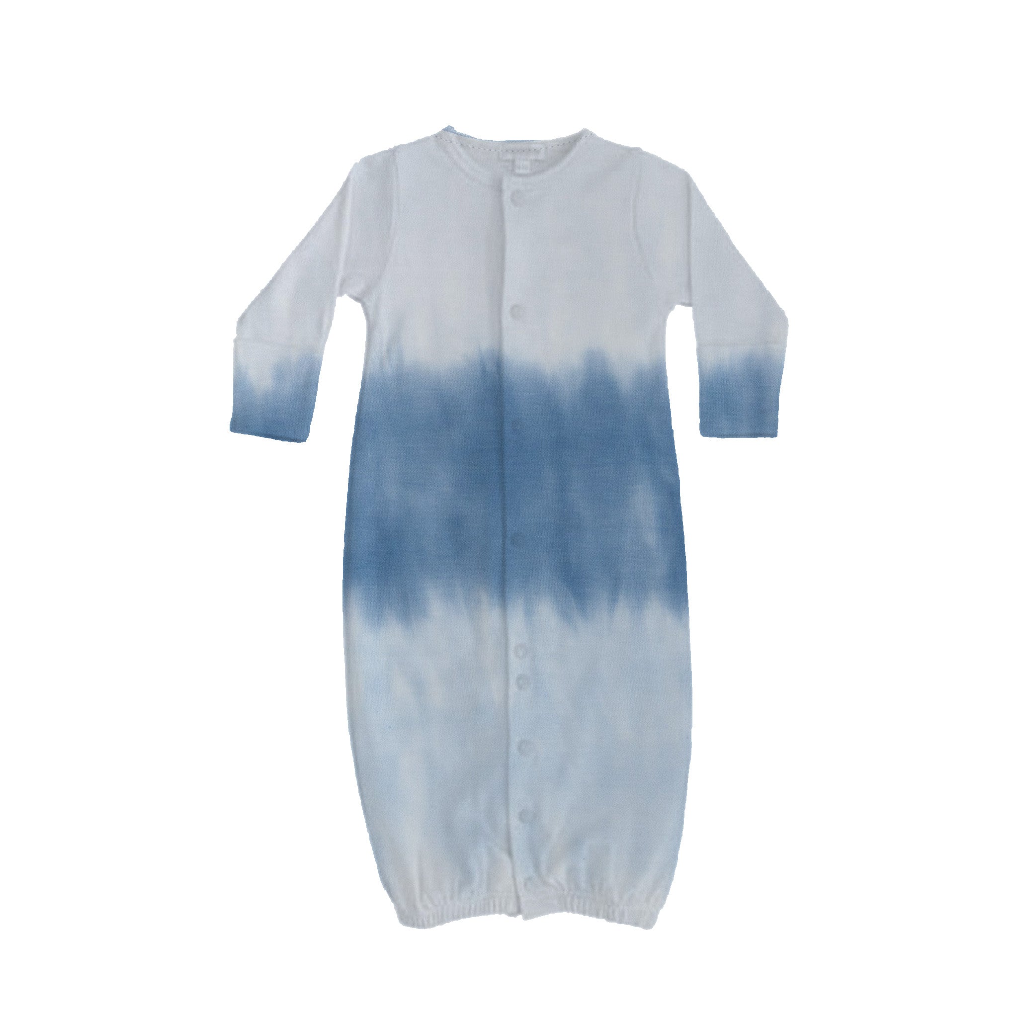 Convertible Gown Blue Gradient Tie Dye