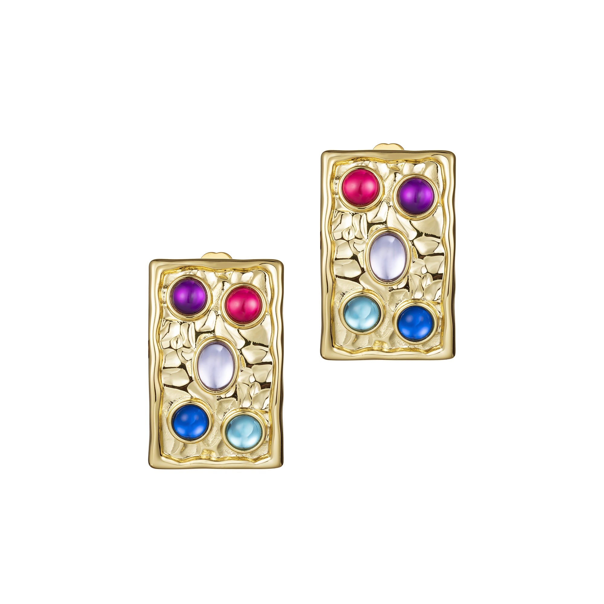 The Crawford Earrings (Jewel Tone)