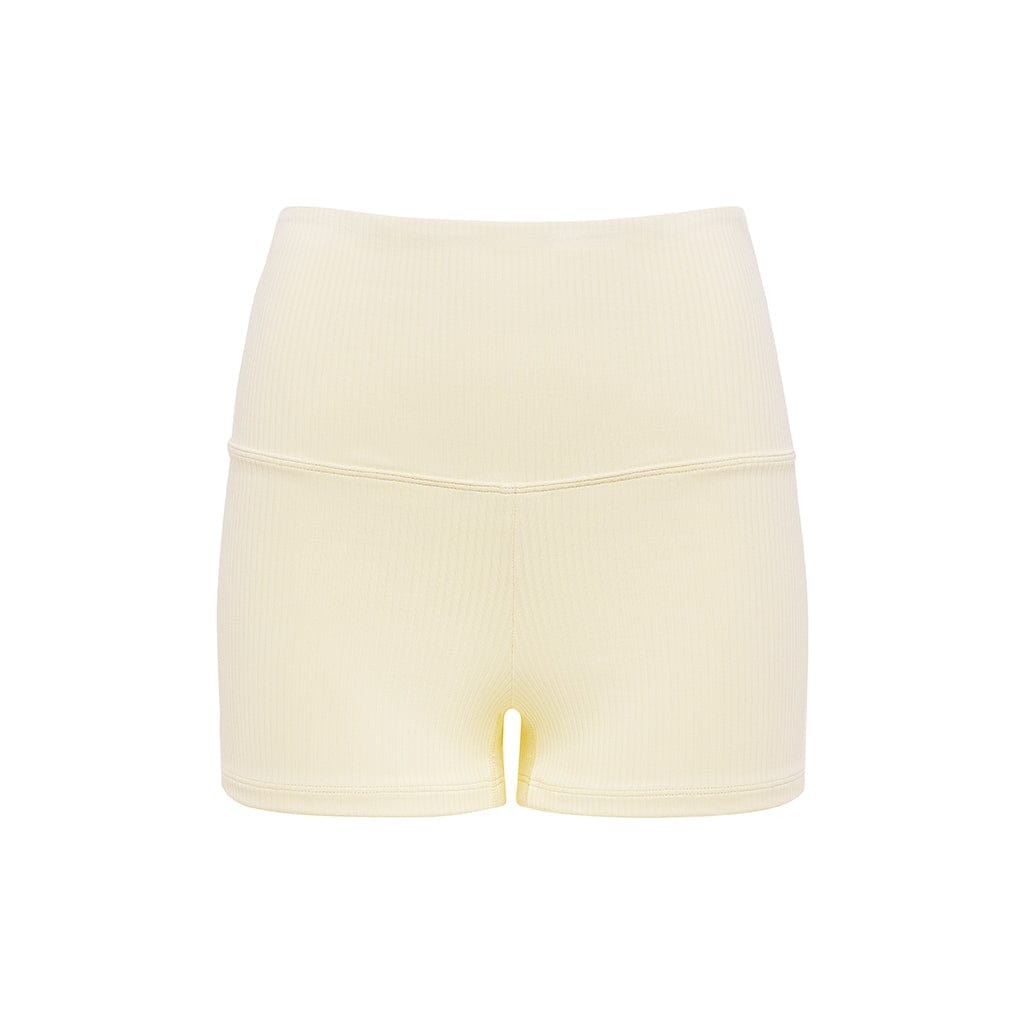 Cream Rib Micro Bike Short
