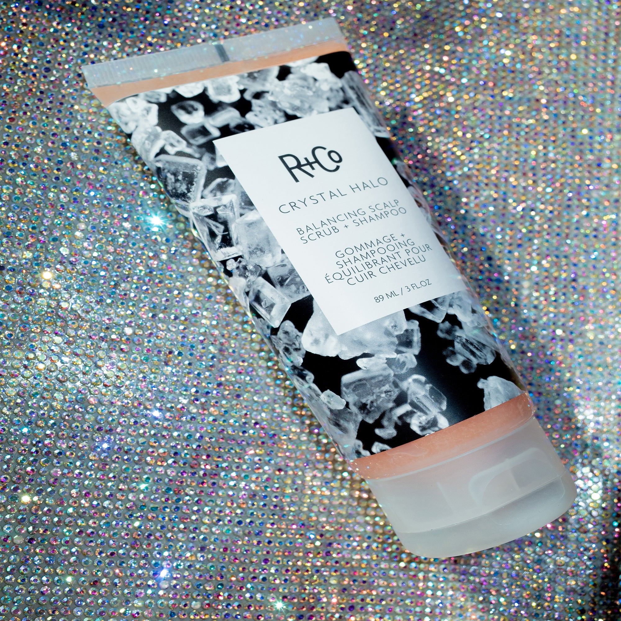 CRYSTAL HALO Balancing Scalp Scrub + Shampoo