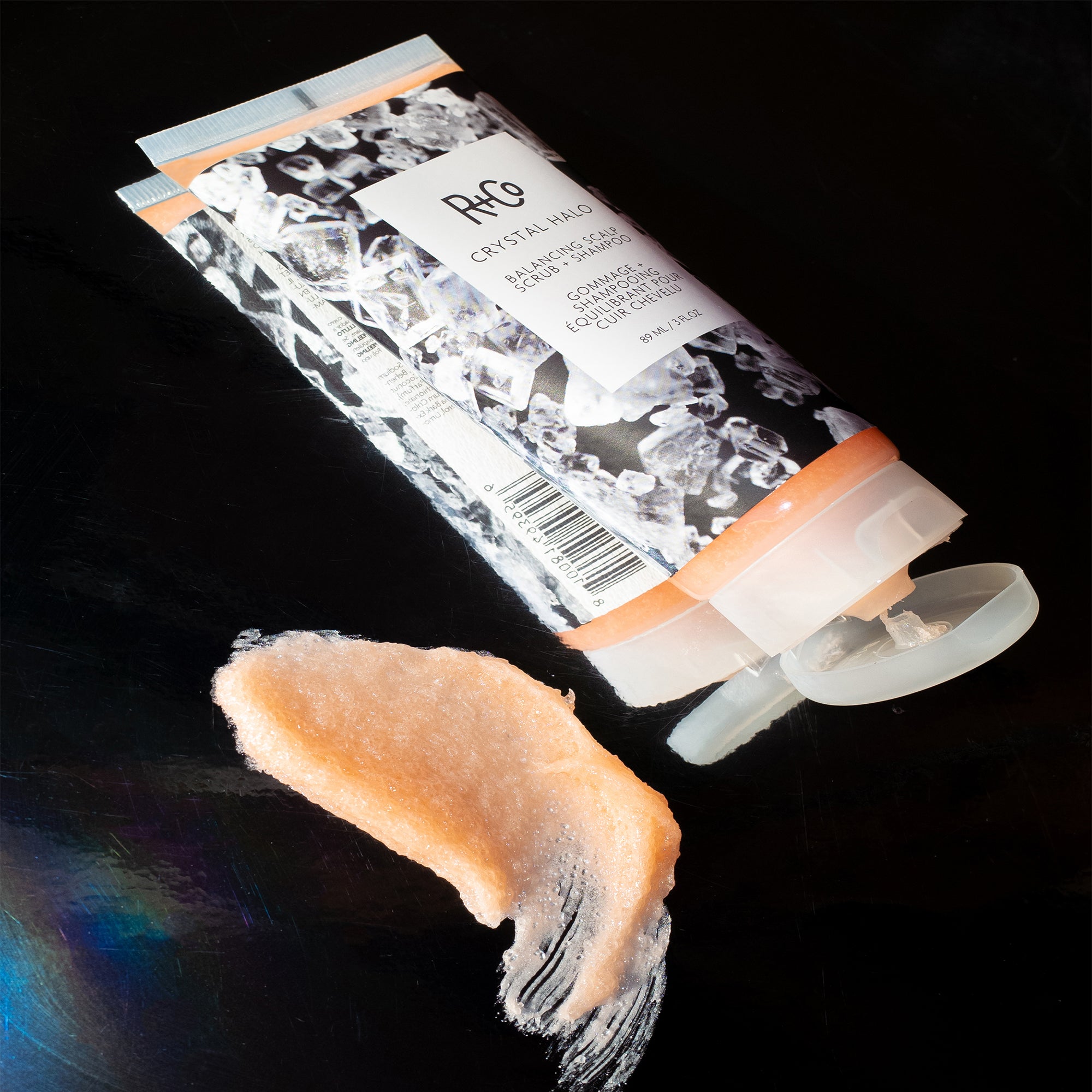 CRYSTAL HALO Balancing Scalp Scrub + Shampoo