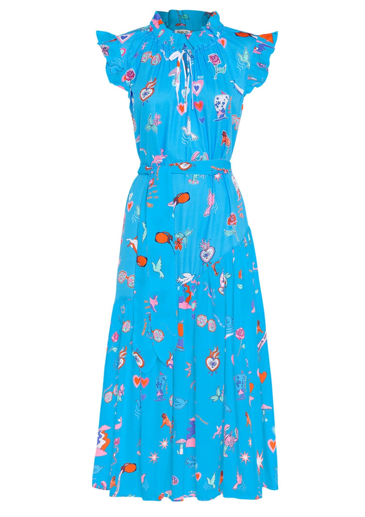 Image of product named white rabbit juno dress by Paolita London