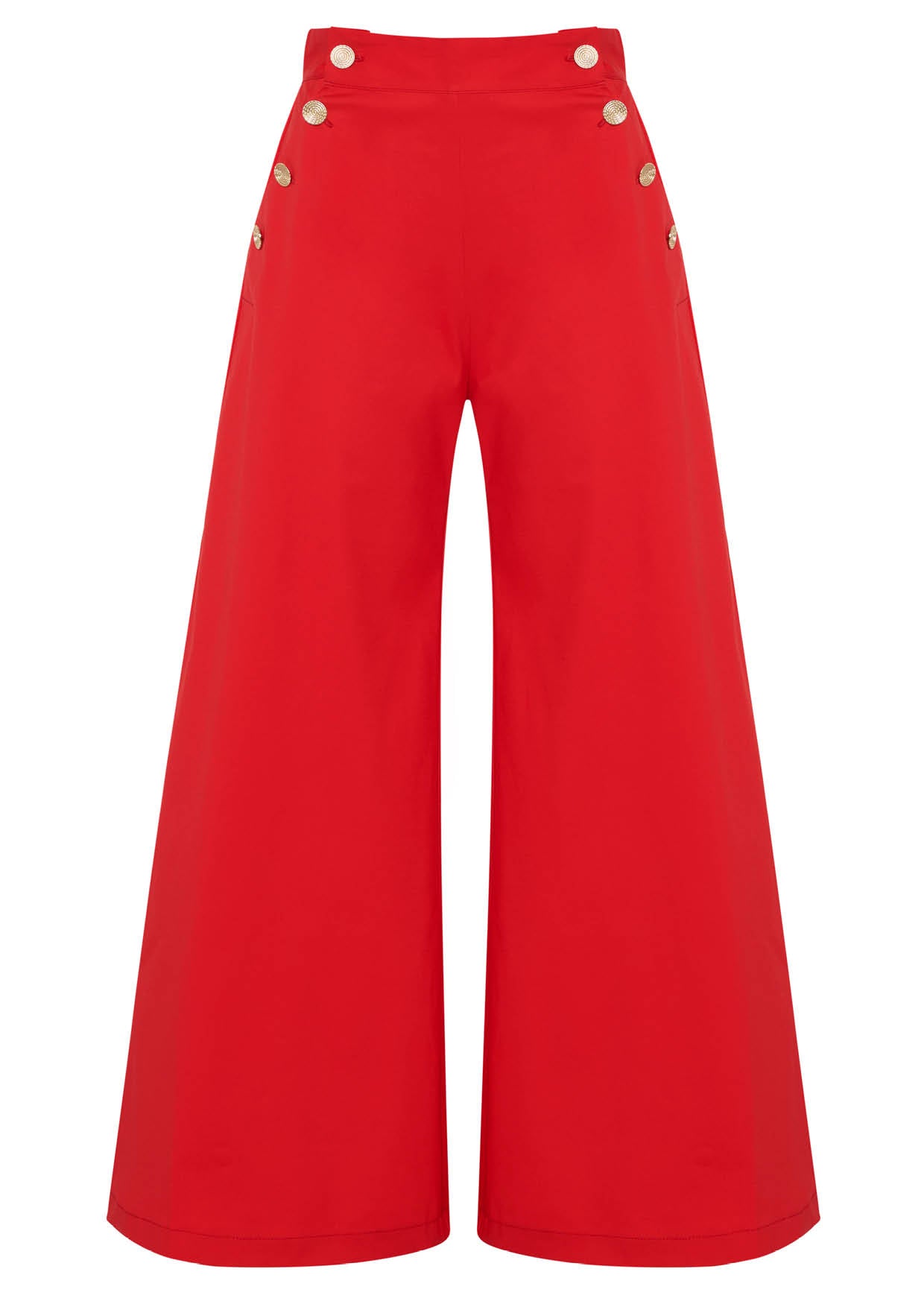 Image of product named venus coral nautical trousers by Paolita London