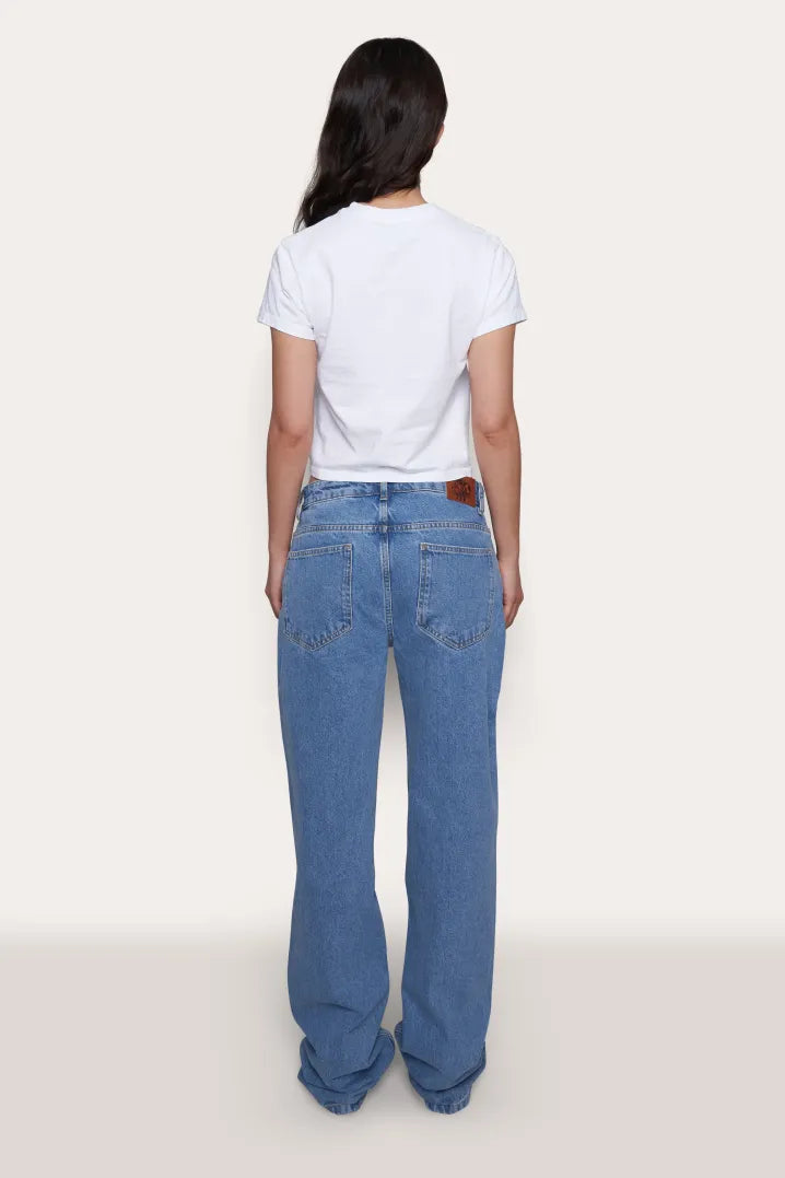 GUIZIO LOW RISE DENIM LIGHT WASH | DANIELLE GUIZIO NY