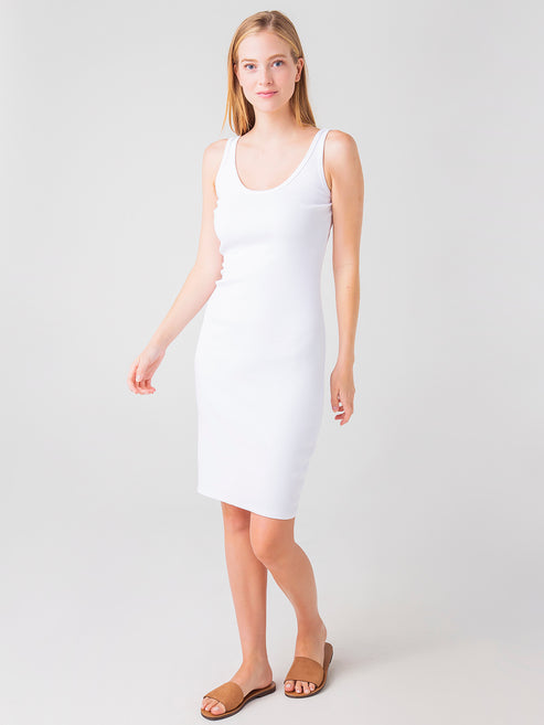 D19 - Blondiedress - Structured Bra Friendly Rib Dress