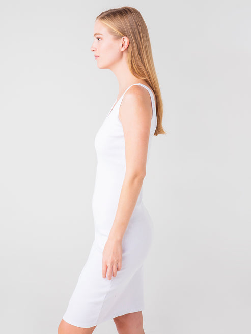 D19 - Blondiedress - Structured Bra Friendly Rib Dress