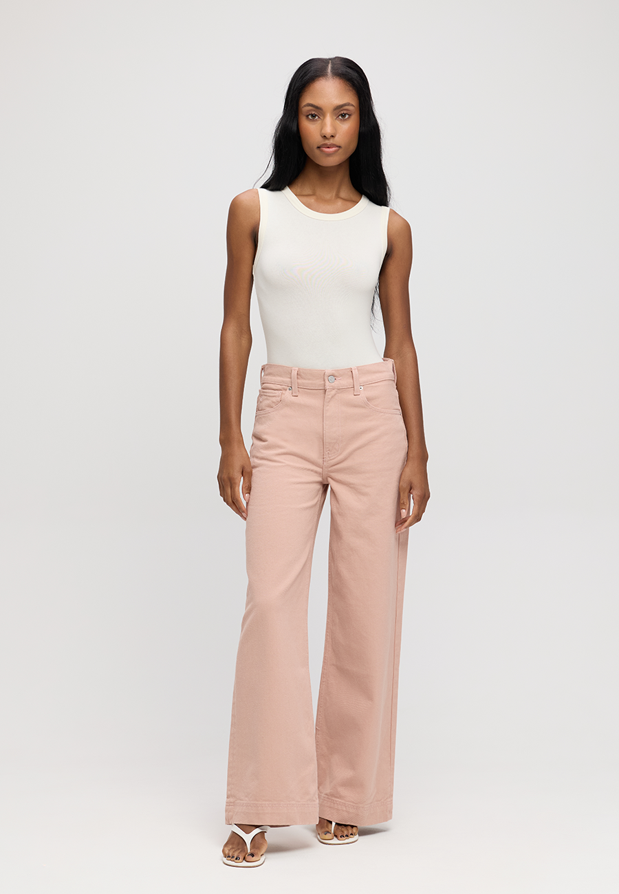 Devon Wide Leg Crop - Antler