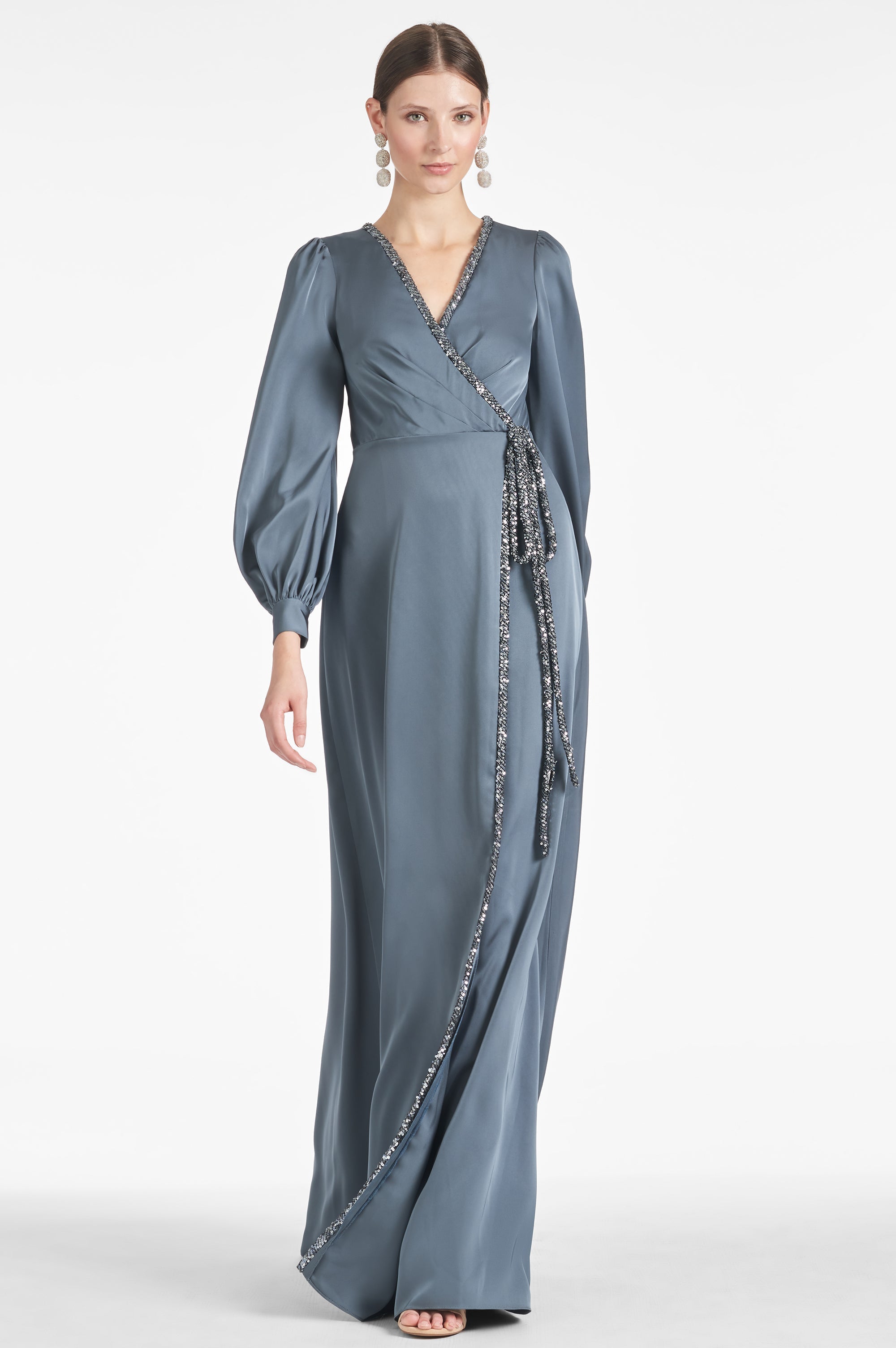 Dorthea Gown - Gunmetal - Final Sale