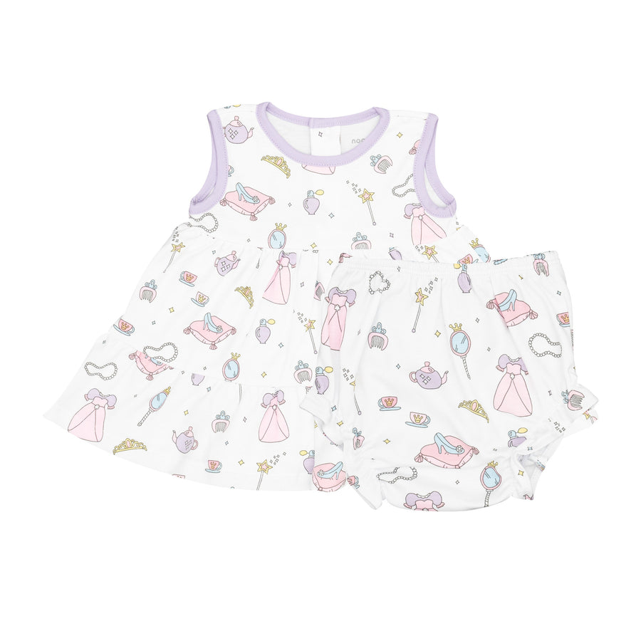 Dress W/ Diaper Cover Princess