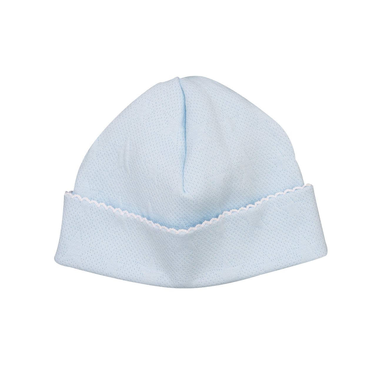 Hat  Light Blue Stars Jacquard
