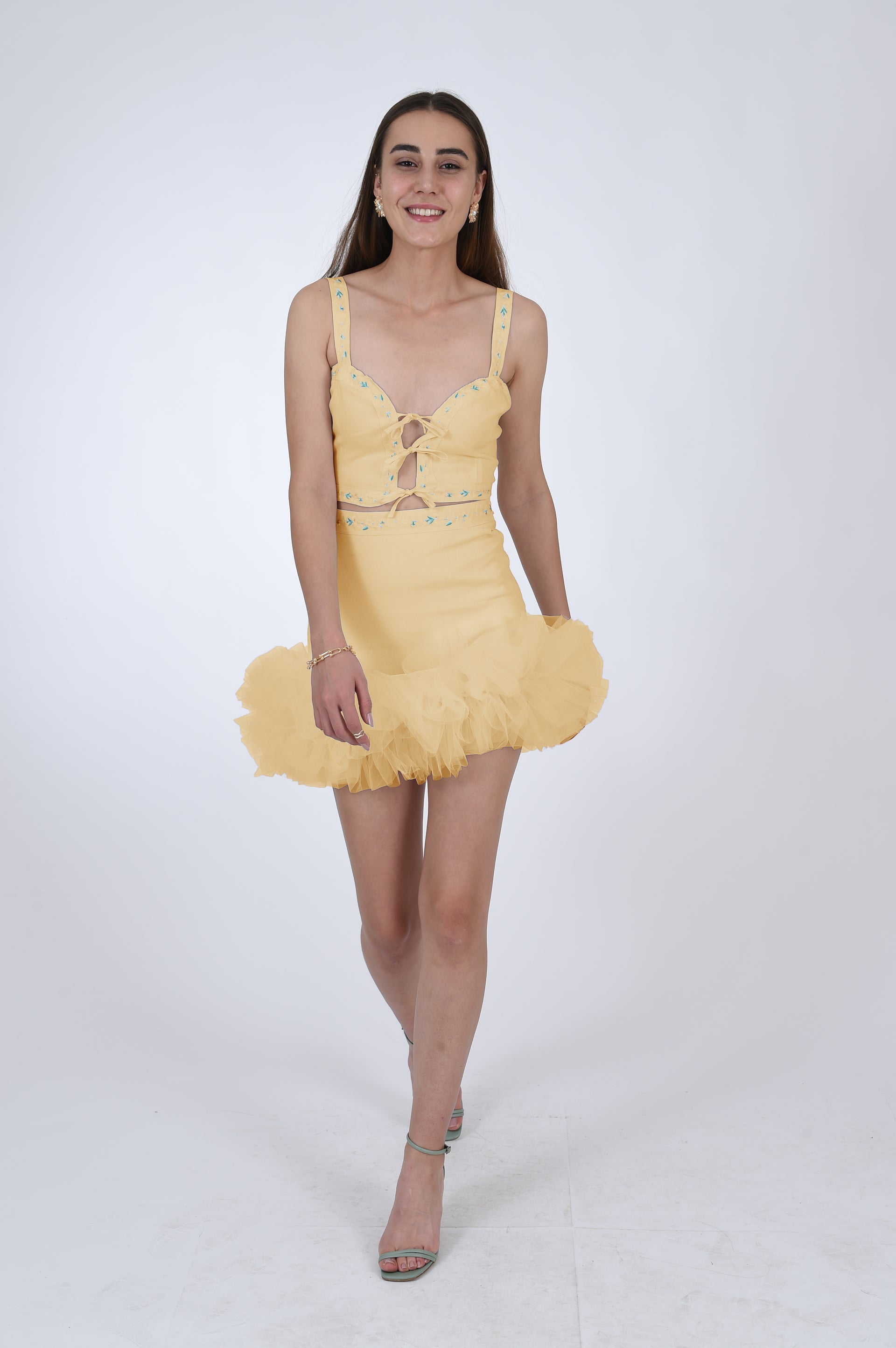 Fol Skirt | Golden Haze