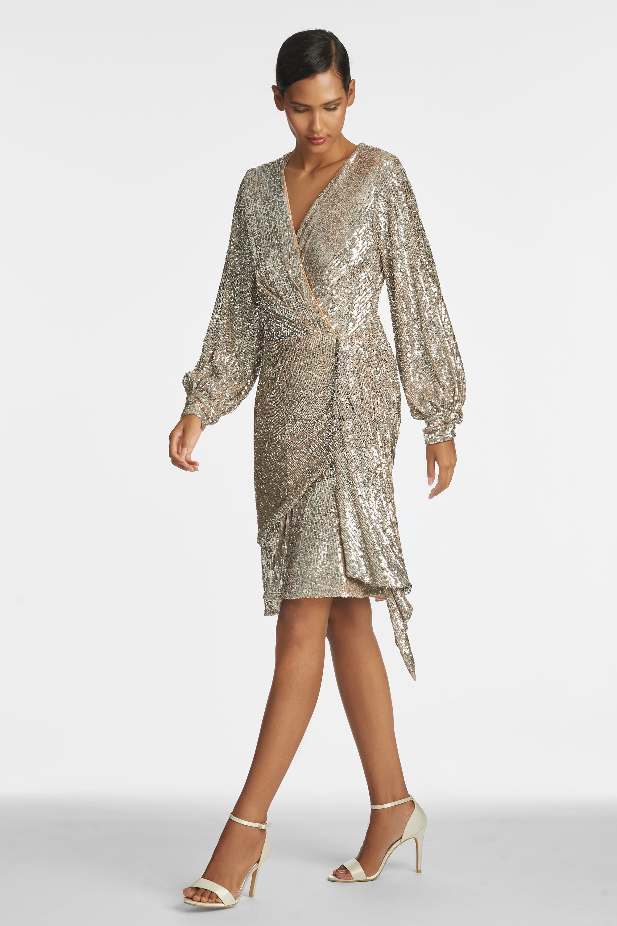 Delaney Dress - Silver - Final Sale