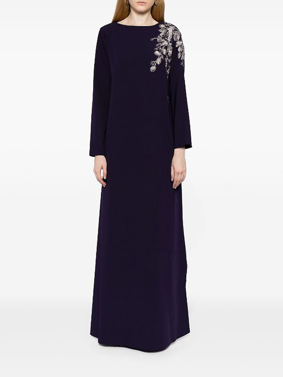 Floral Embroidered Kaftan | Marchesa