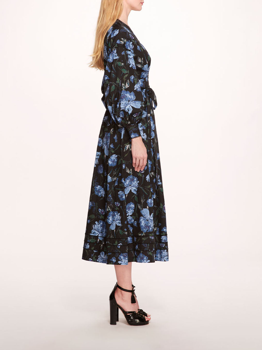 Indigo Midi Dress | Marchesa