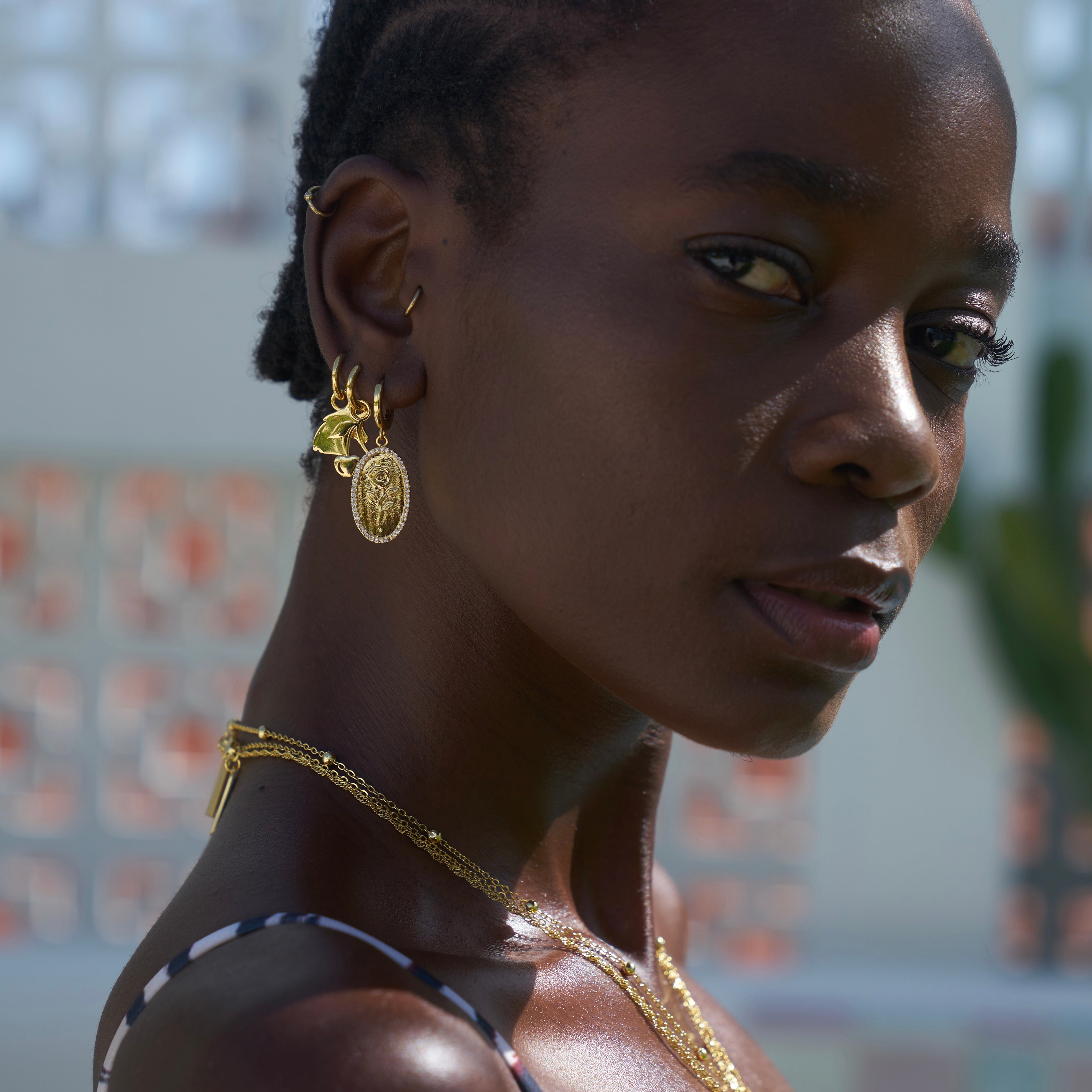 Roses Are Red Earrings