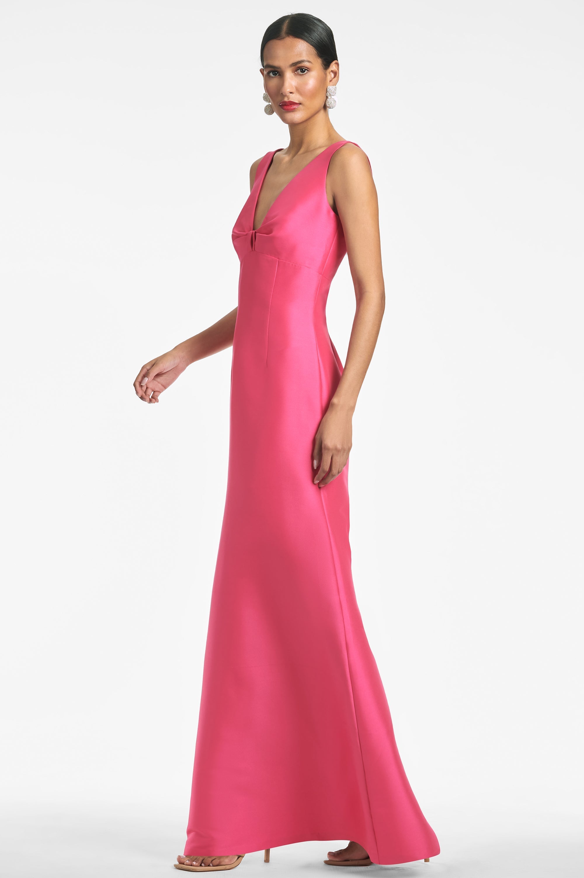 Evan Gown - Fuchsia - Final Sale