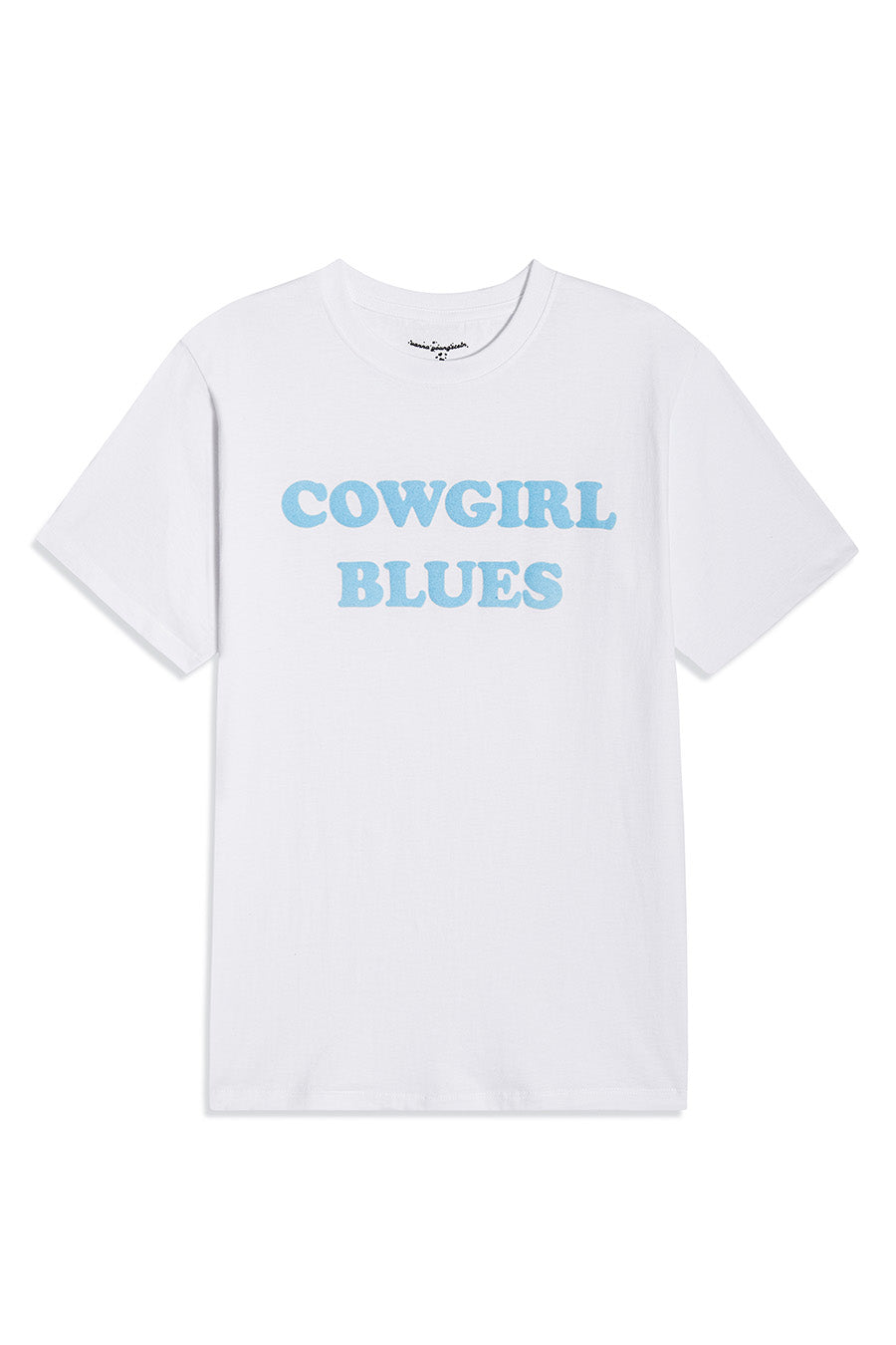 Cowgirl Blues Tee - Crisp White