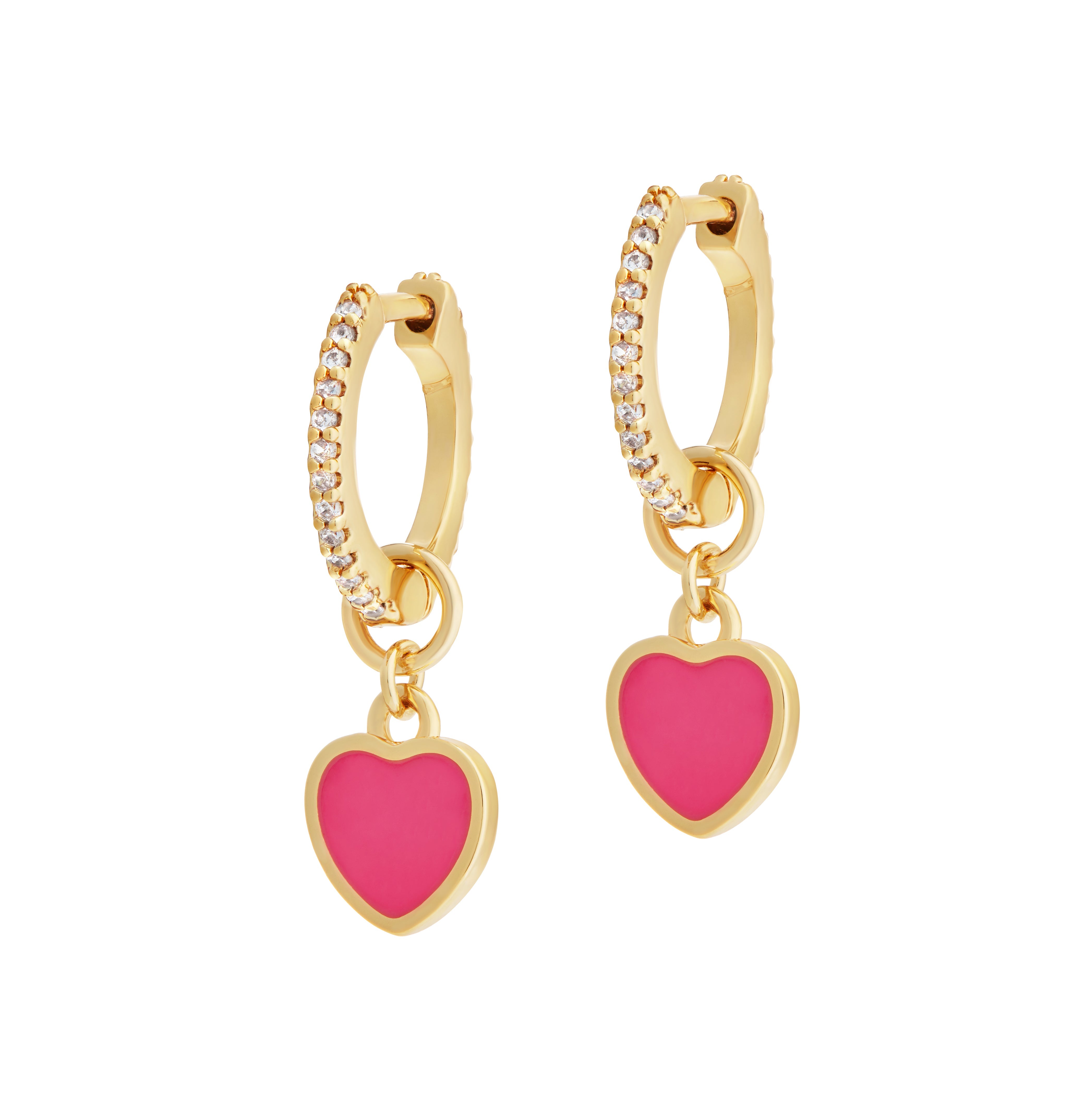 Electric Love Hoops - Pink