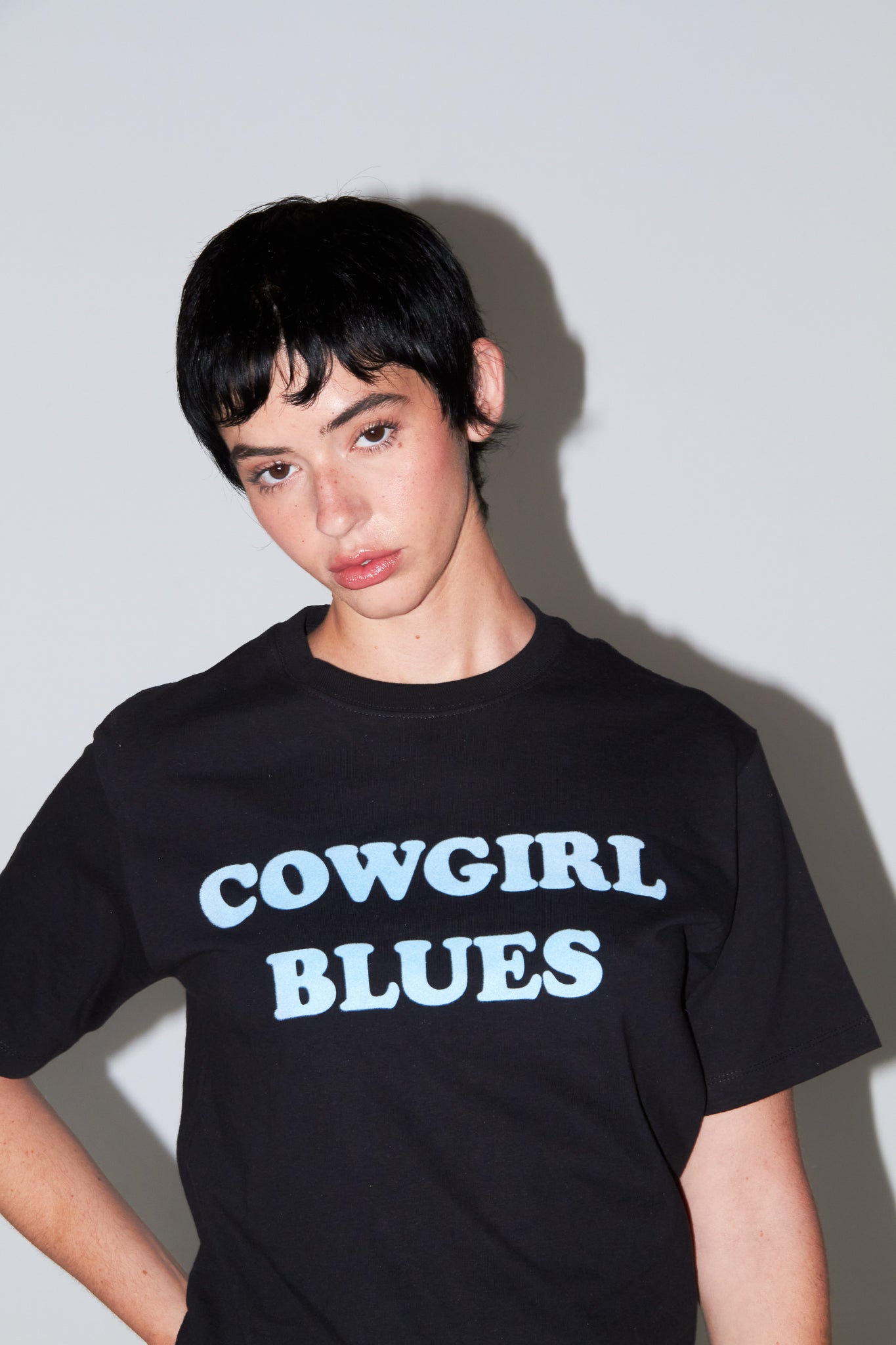 Cowgirl Blues Tee - Ink