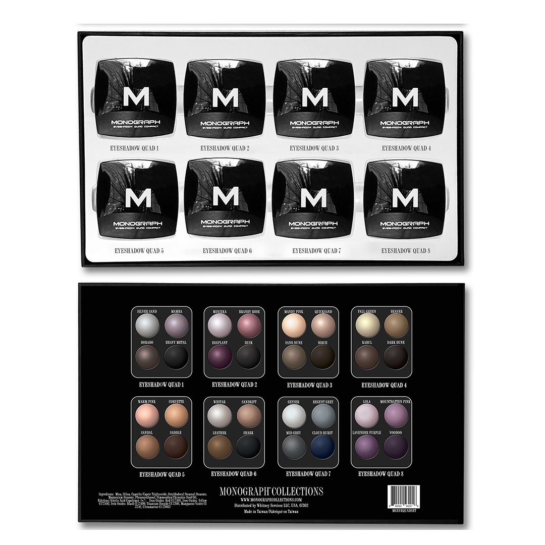 Monograph Pressed Powder Eyeshadow Quads Portfolio