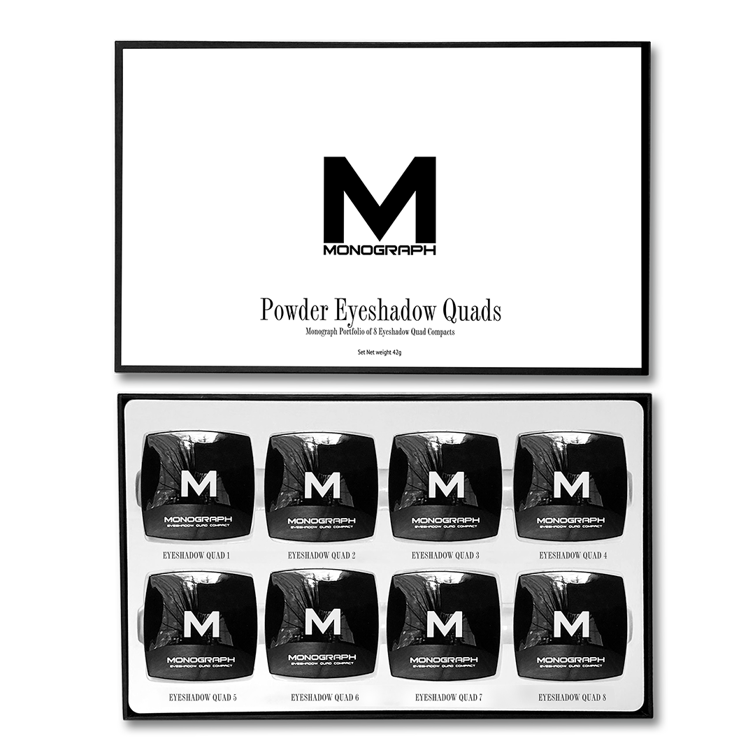 Monograph Pressed Powder Eyeshadow Quads Portfolio