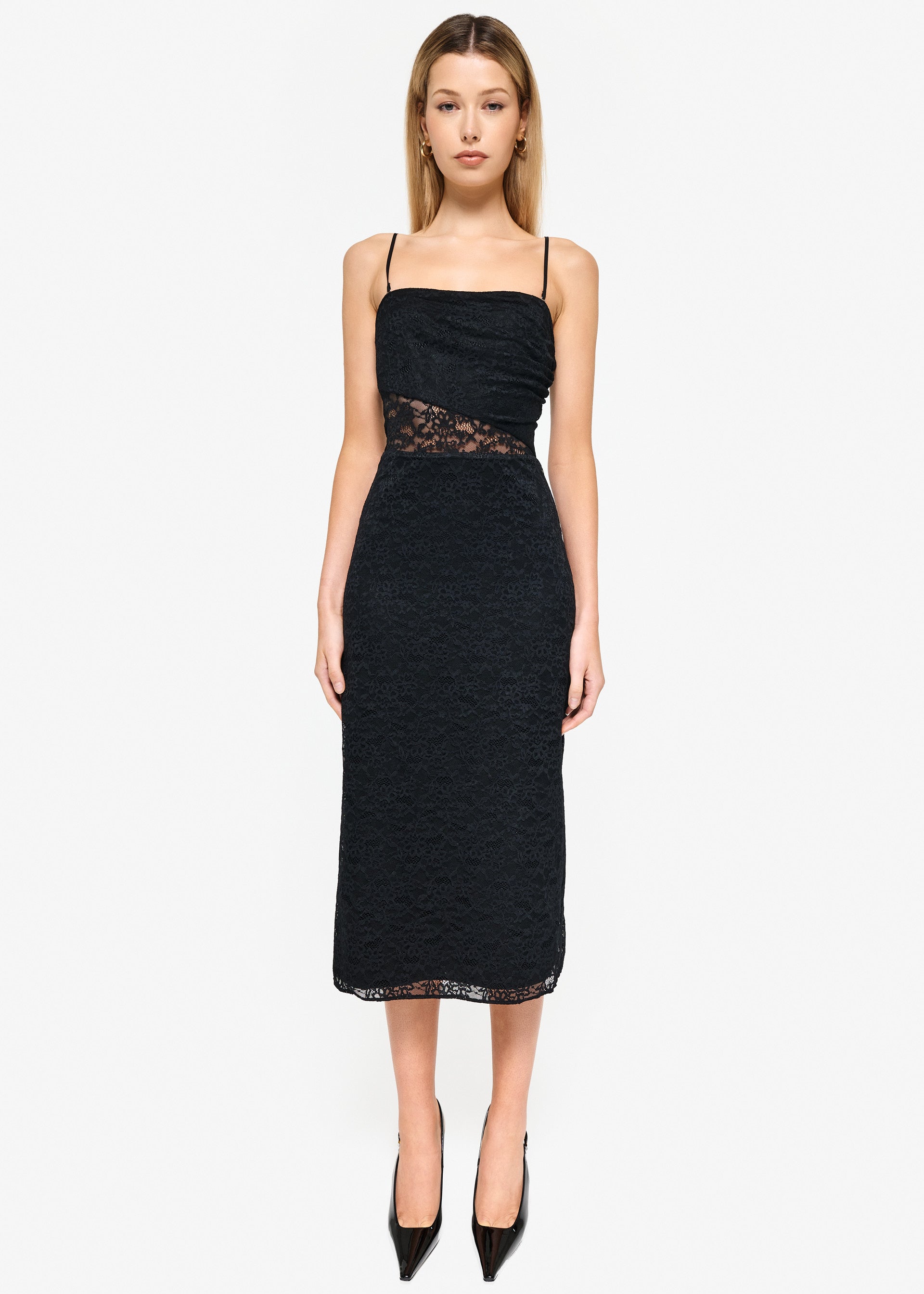 Marseille Lace Dress Black