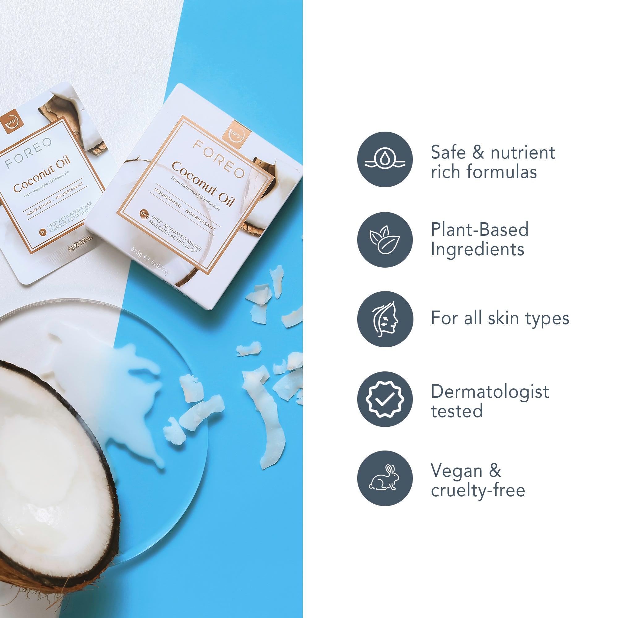 UFO Mask Natural Coconut Oil
