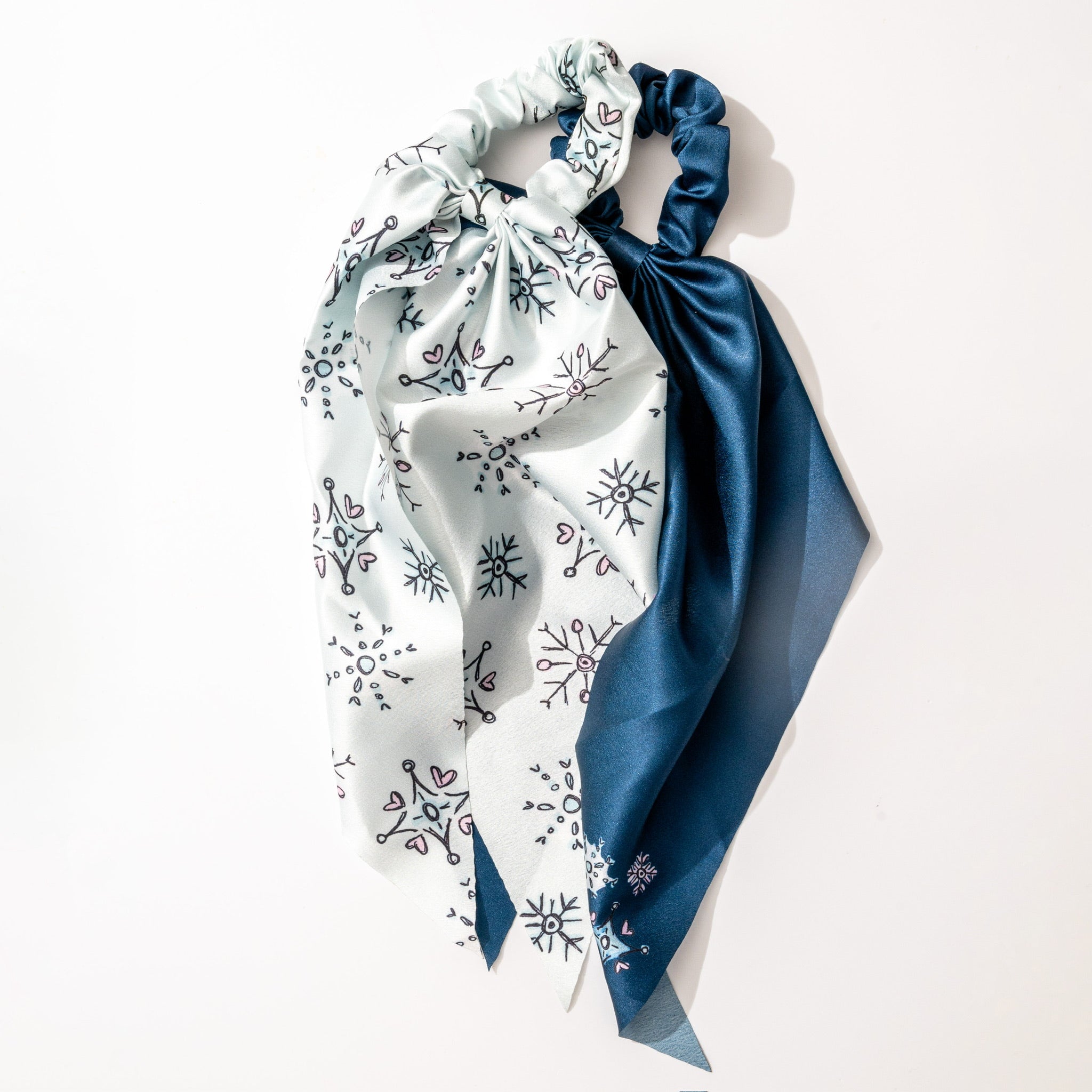 Snowflake Hair Scarf Set (2)