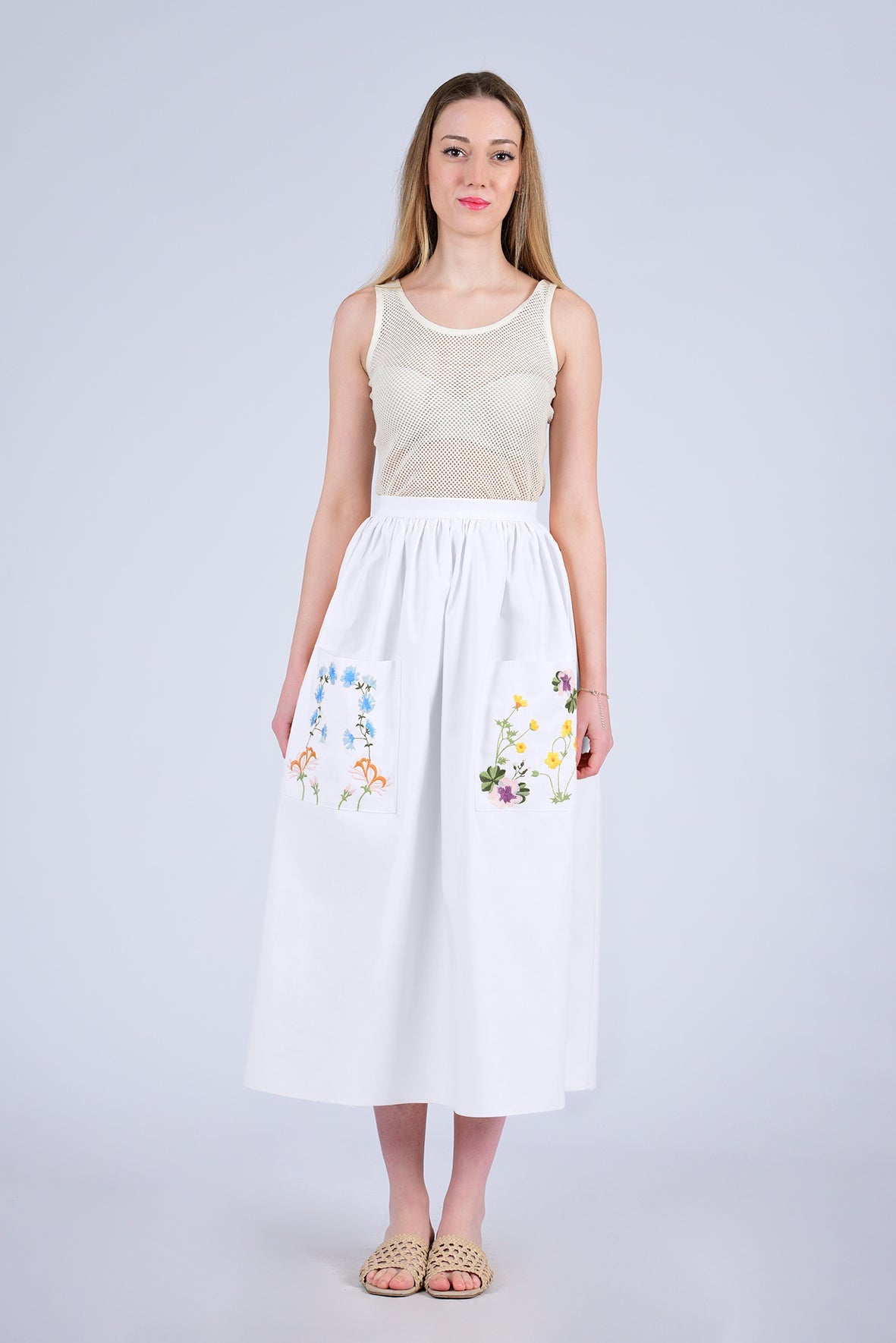 Daphne Skirt | White