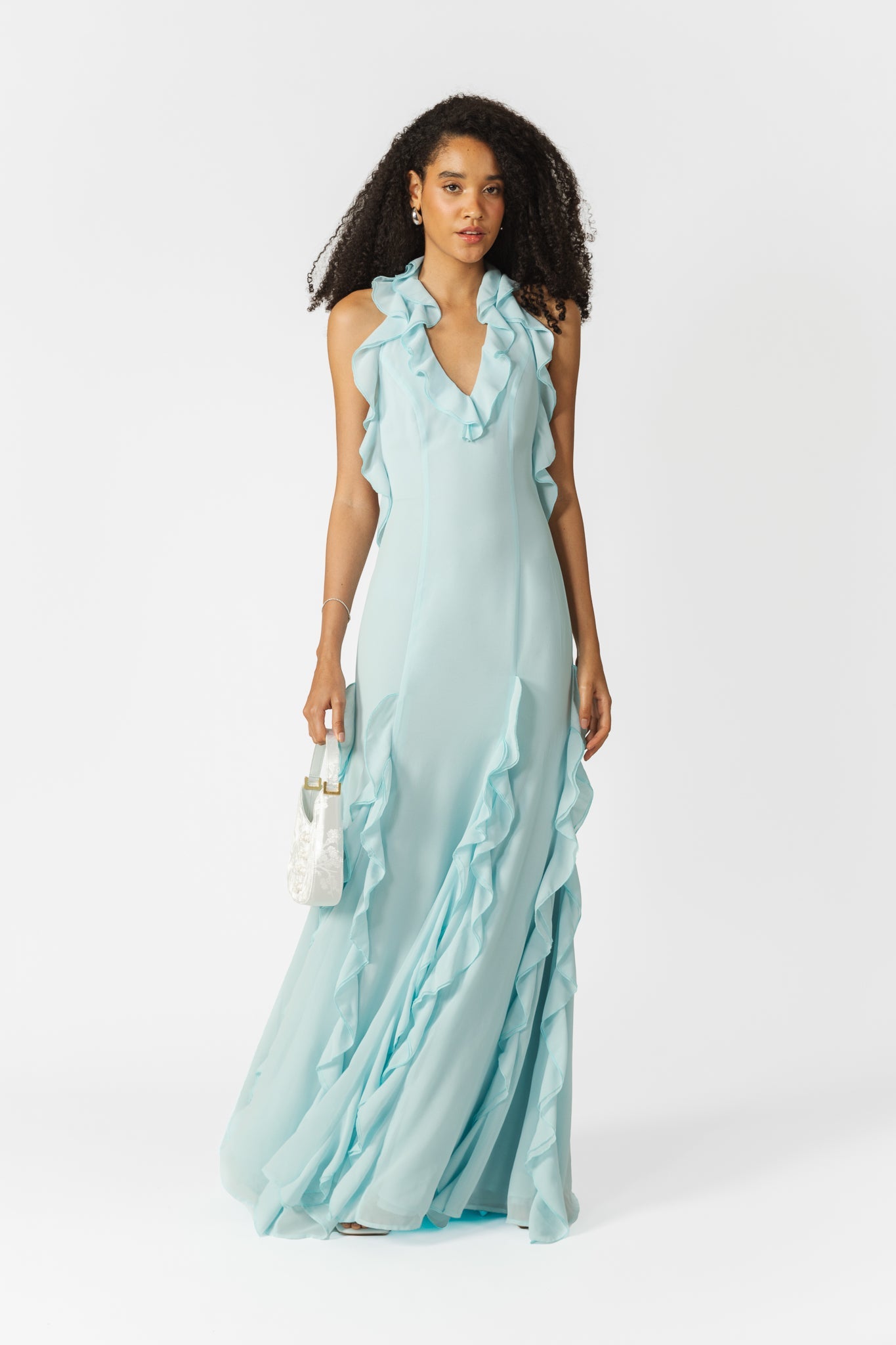 Fiona Dress - Baby Blue