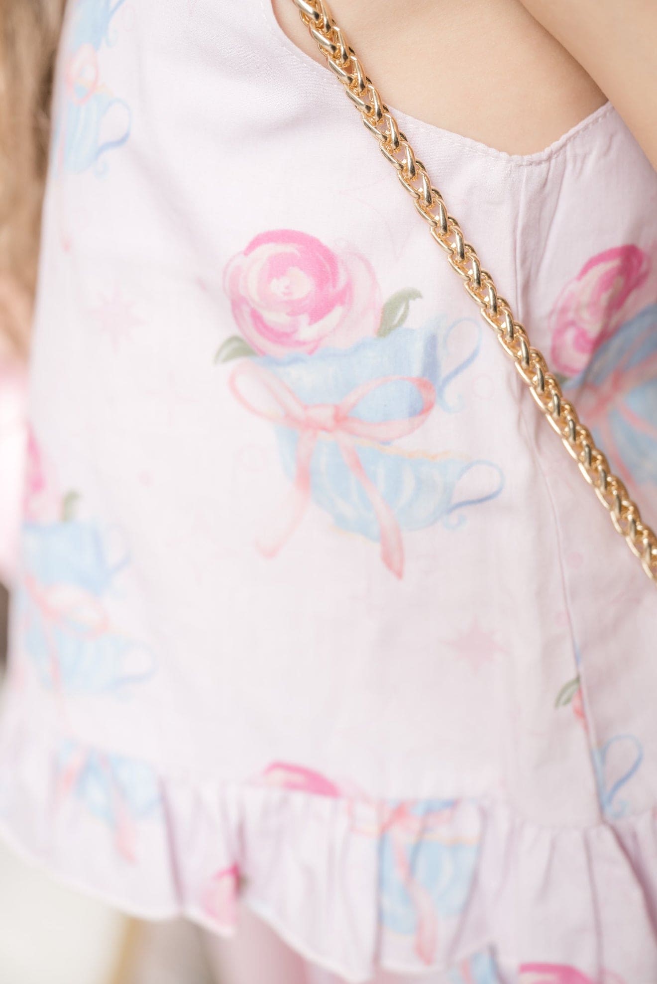 Maya Teacup Pink Girls' Top and Shorts Set - Petite Maison Kids