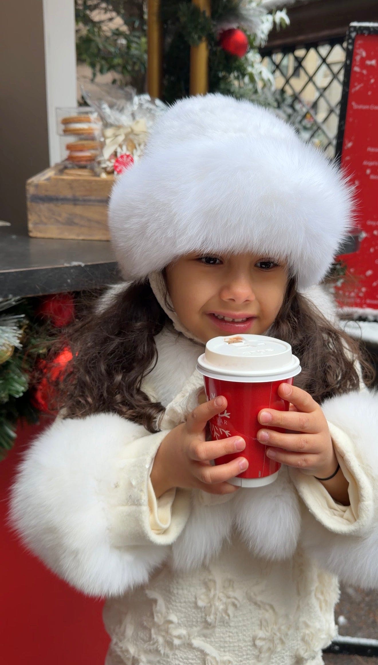 Ava Kids Fox Fur Hat - Petite Maison Kids