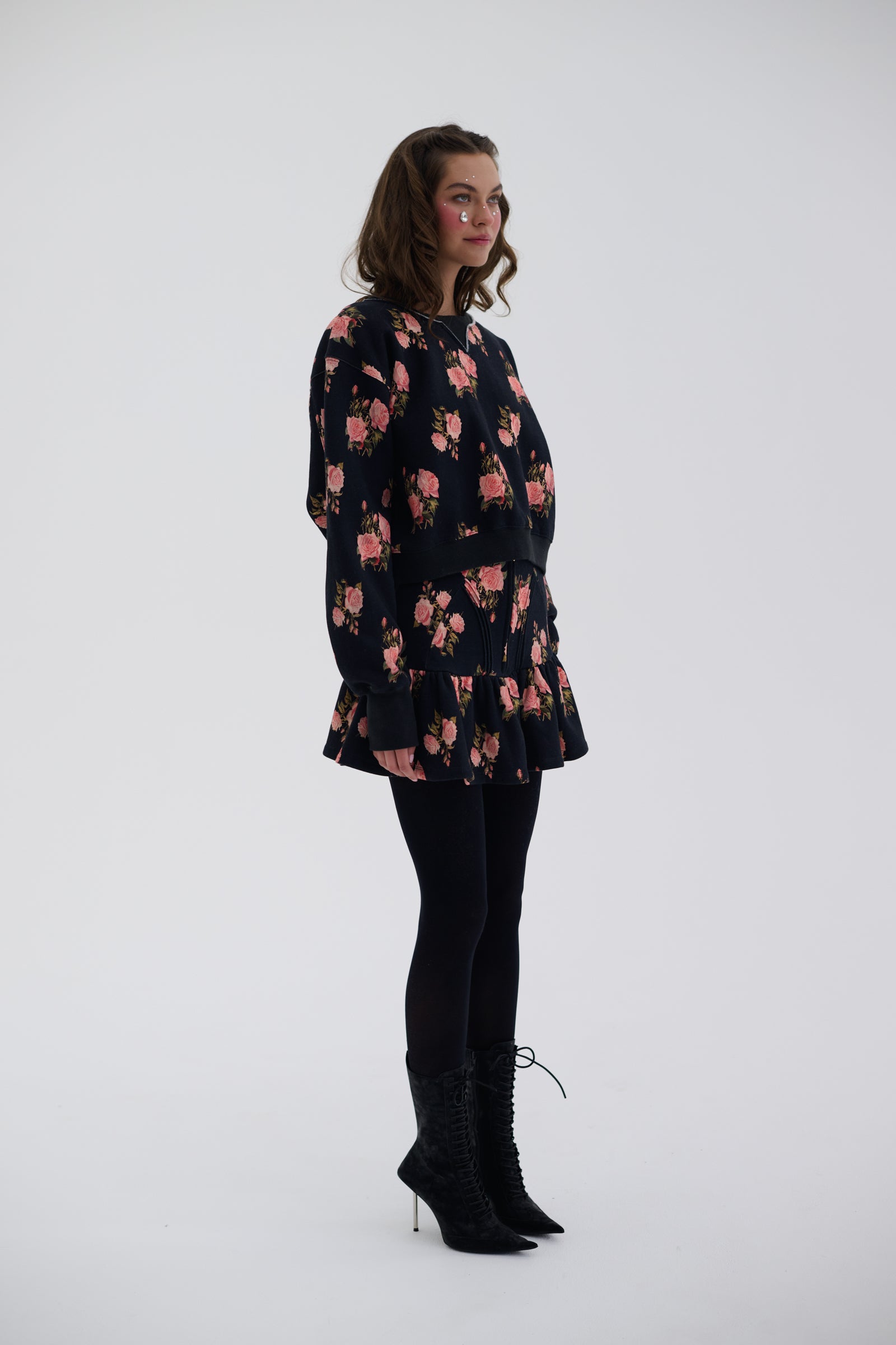 The Night Rose Heather Skirt