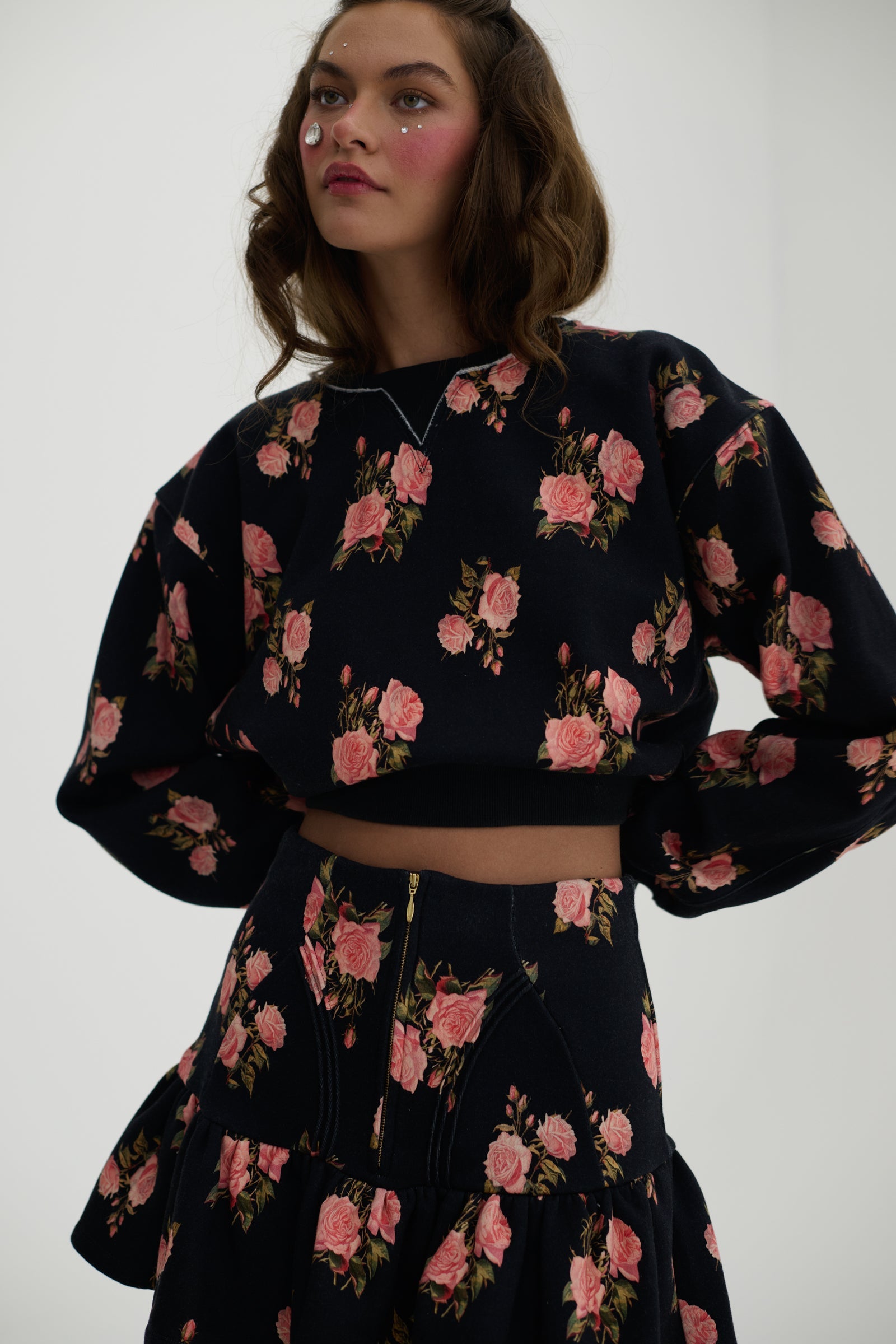 The Night Rose Heather Skirt