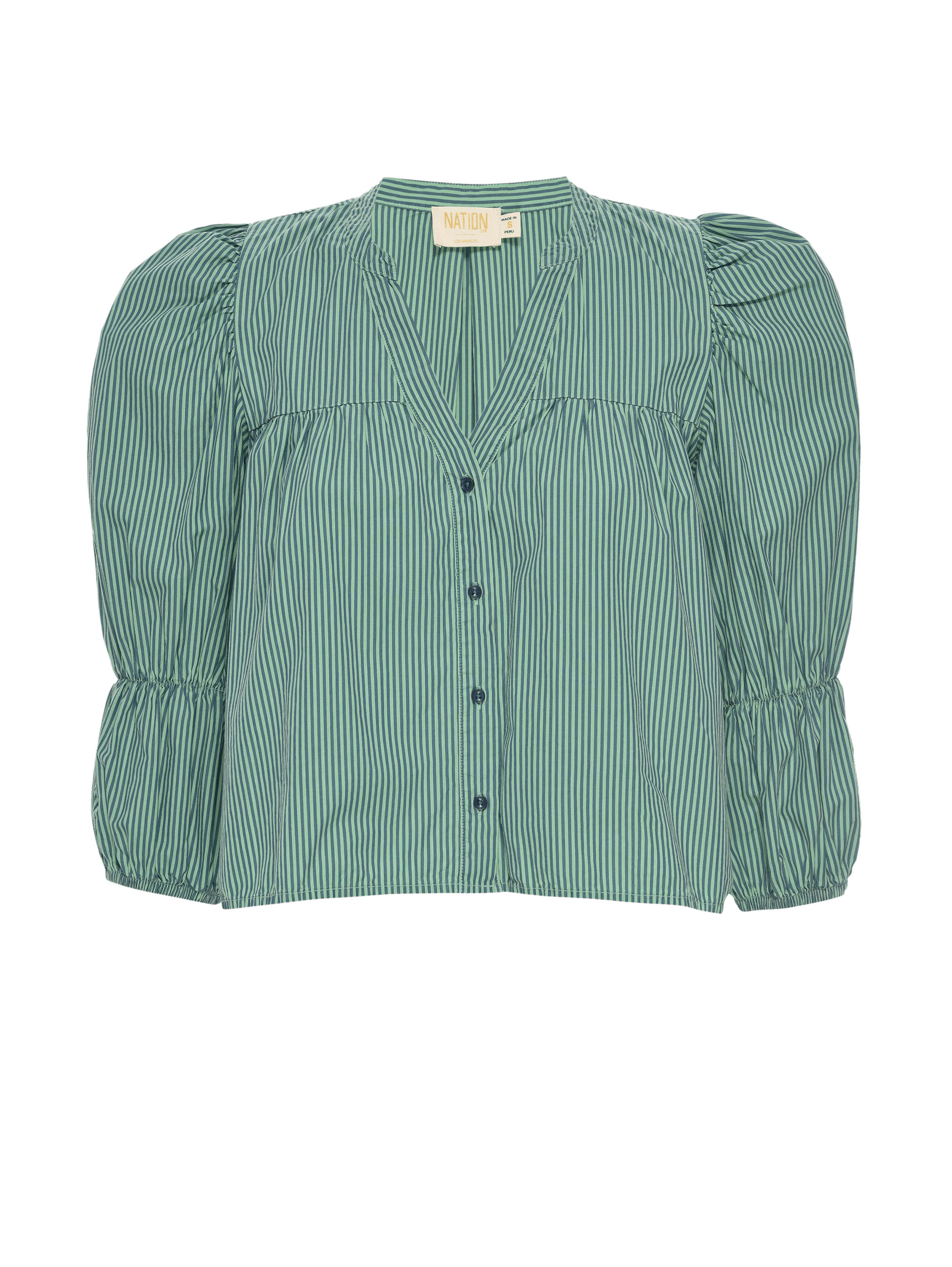 NATION LTD Geneva Tiered Sleeve Top