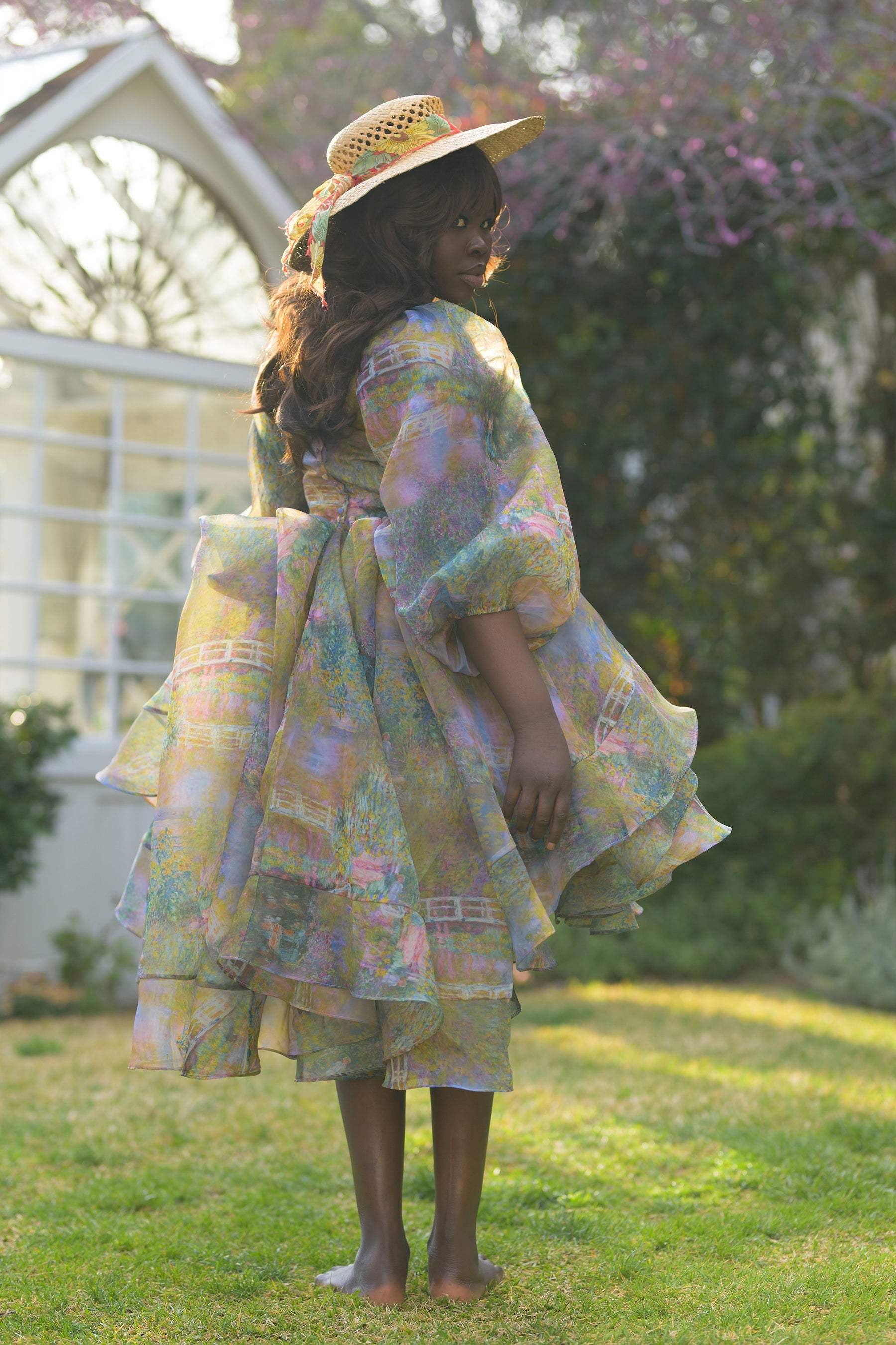 The Bridge Angel Mini Bustle Dress