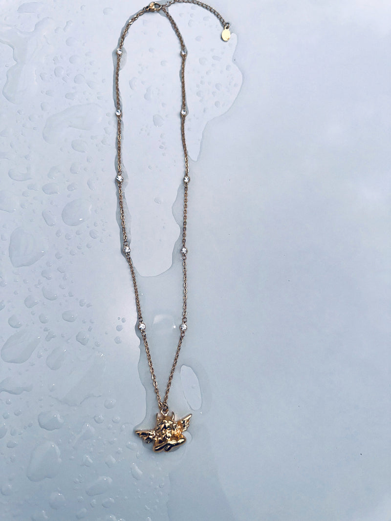 Box Of Rain Gold Necklace