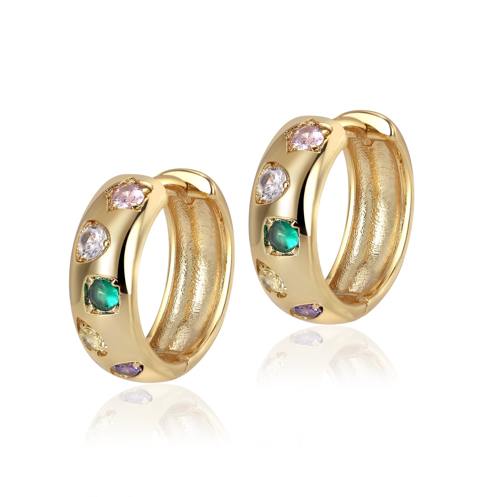 Golden Burst Earrings