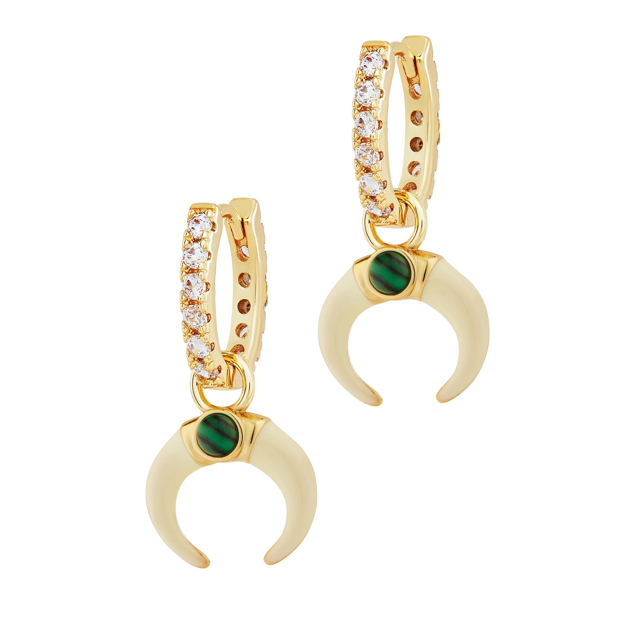 Good Luck Horn Earrings