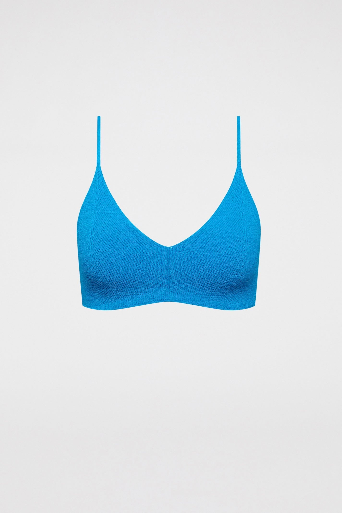 Crepe Knit Bralette Turquoise TURQUOISE - Scanlan Theodore US