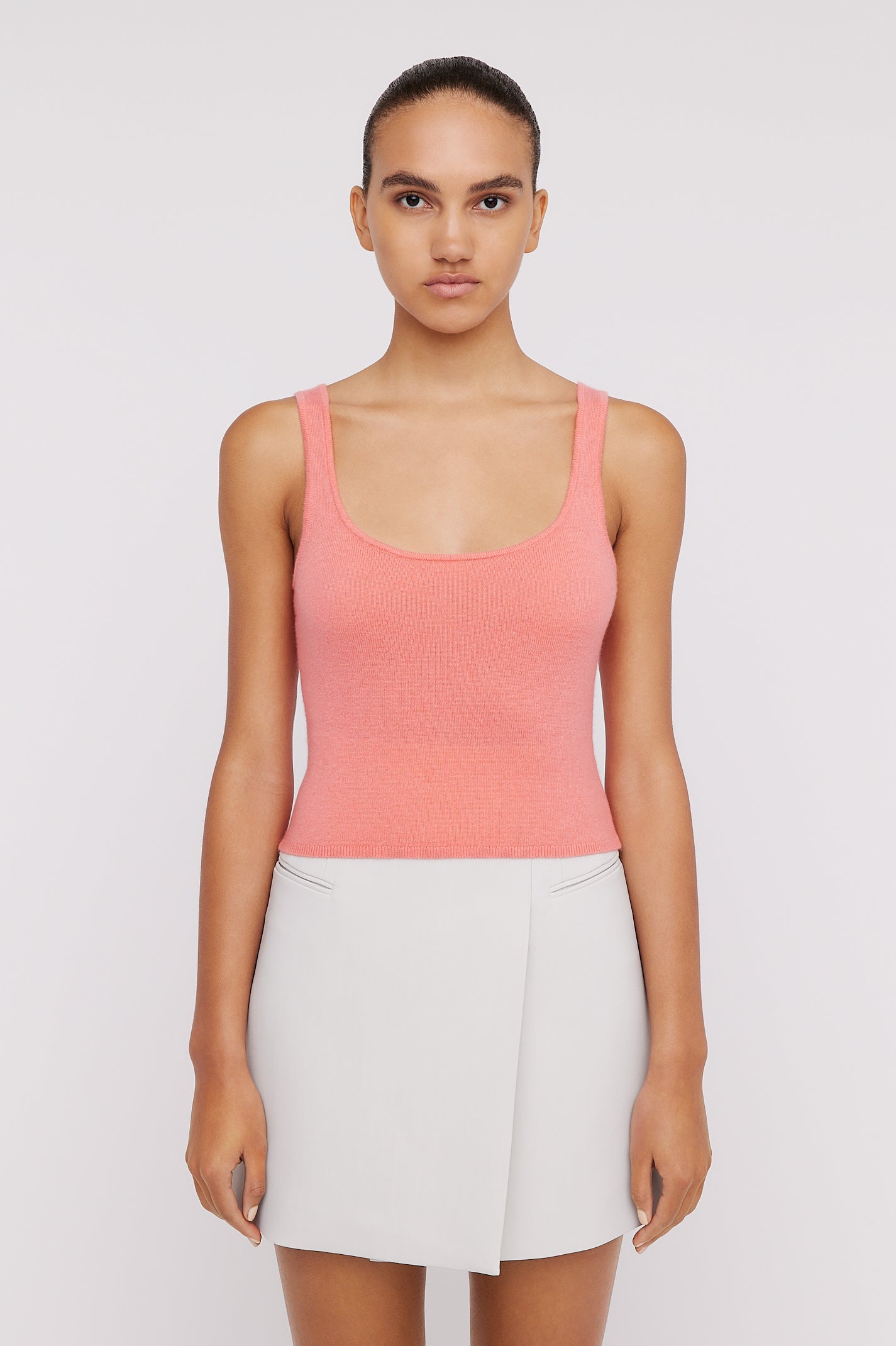 Cashmere Singlet 12 Coral CORAL - Scanlan Theodore US