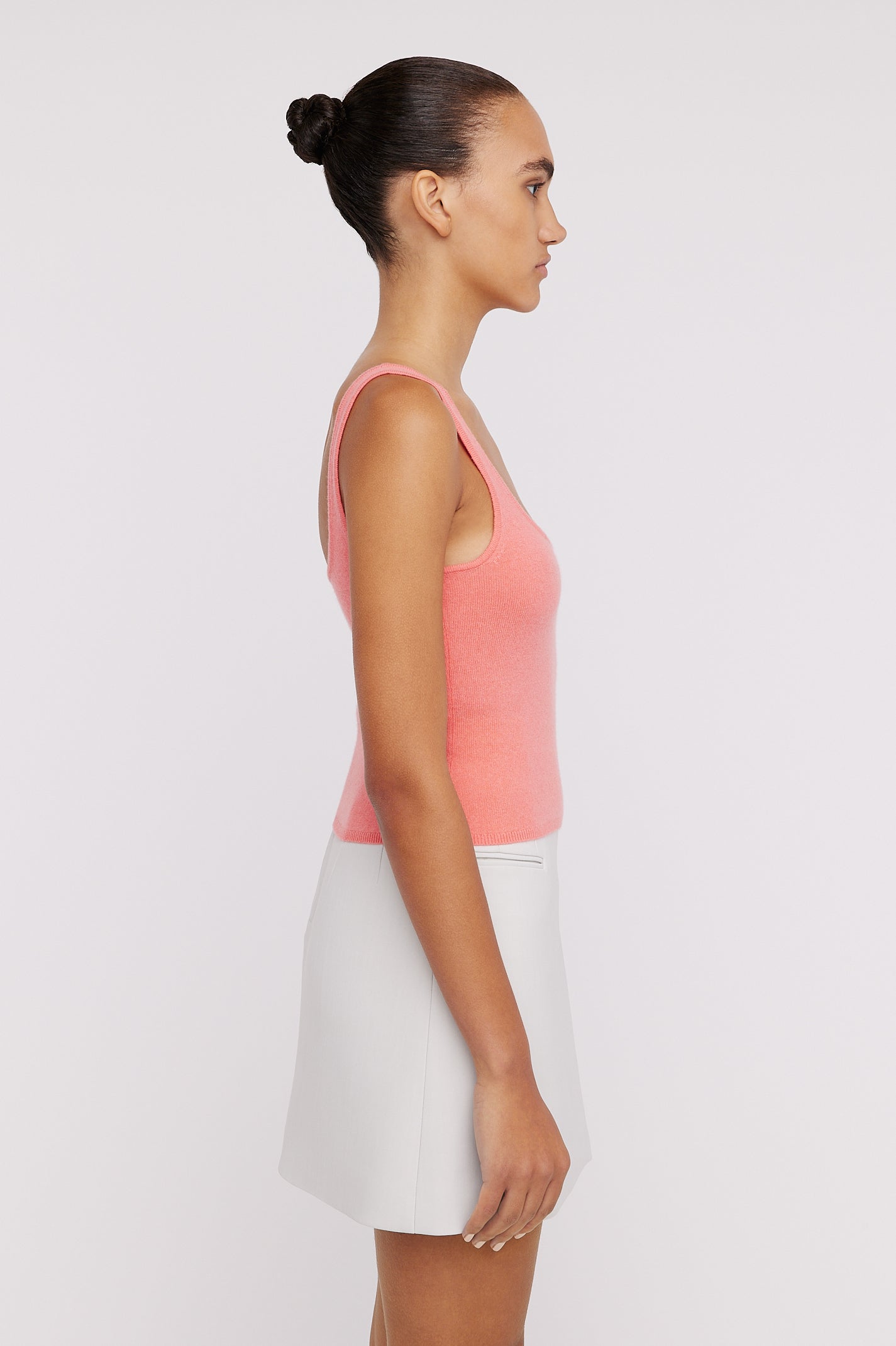 Cashmere Singlet 12 Coral CORAL - Scanlan Theodore US
