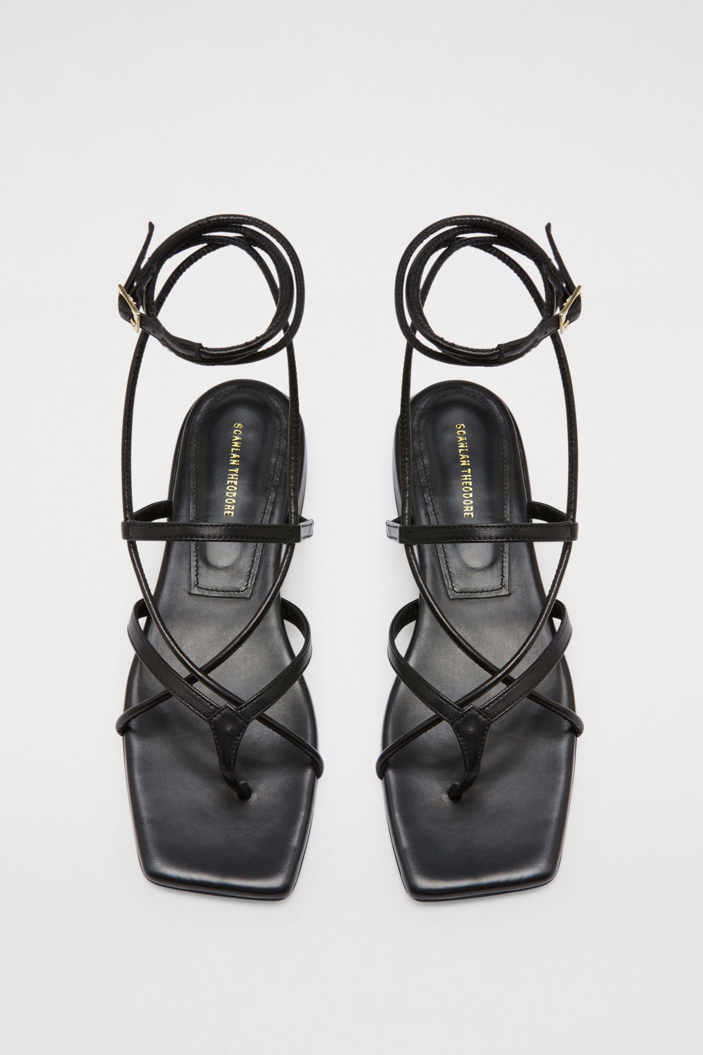 Shoestrings Sandal Black BLACK - Scanlan Theodore US