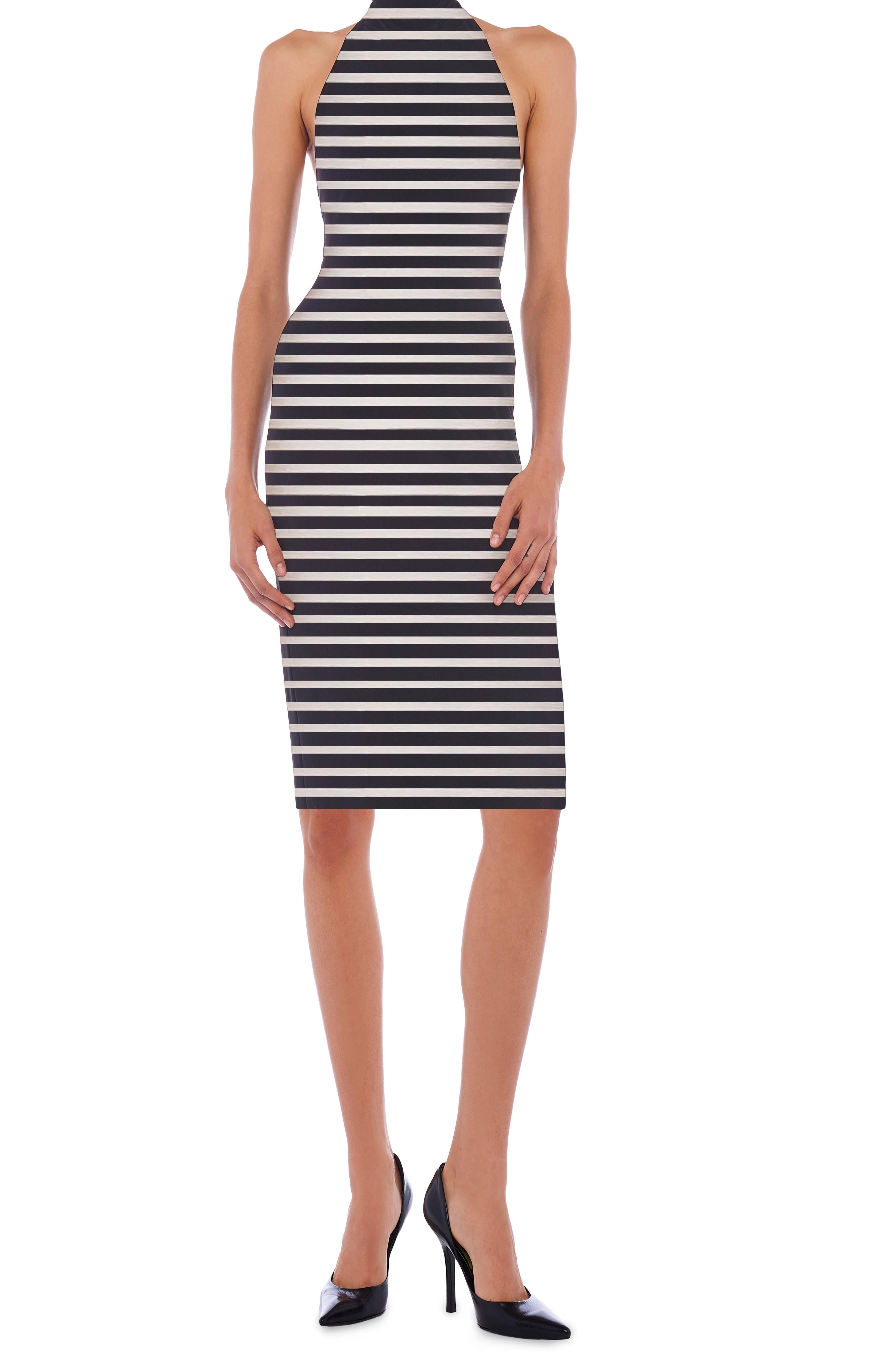 HALTER TURTLENECK DRESS