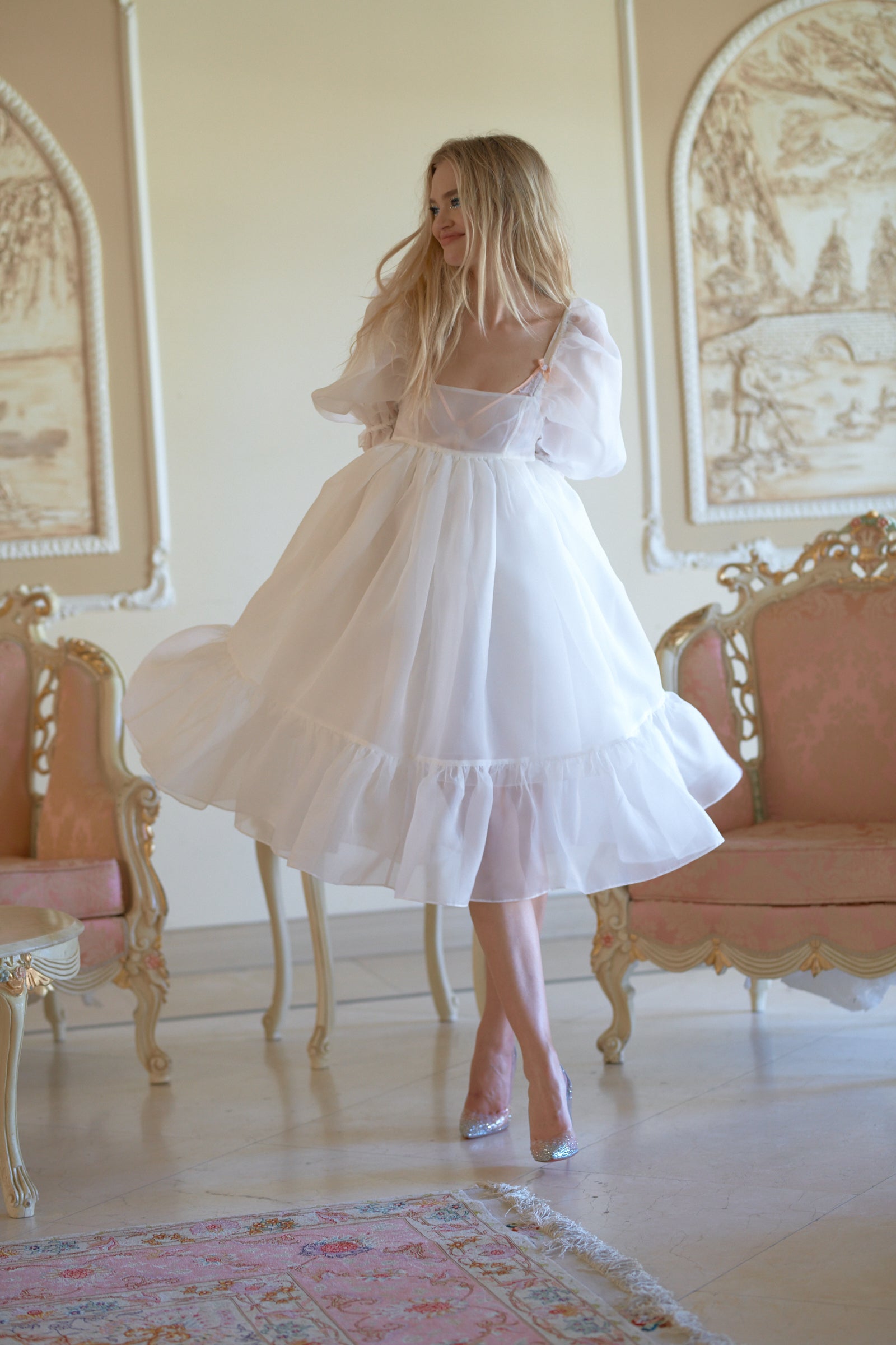 The Ivory French Puff Dress