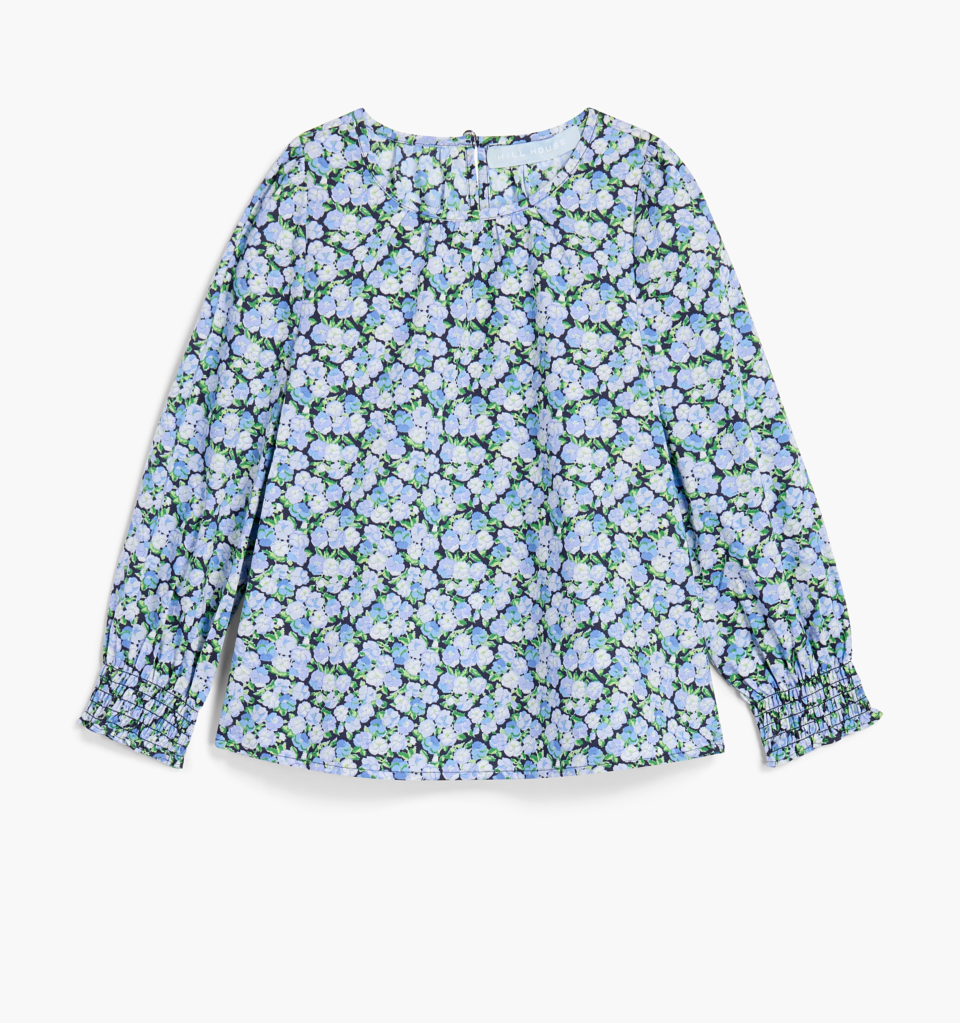color: Pansy in Blue Multi Cotton
