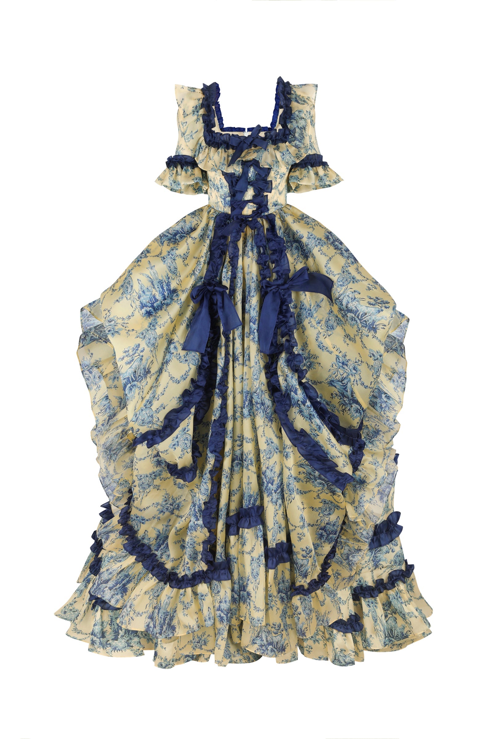 The Silk Satin Lumière Antoinette Gown