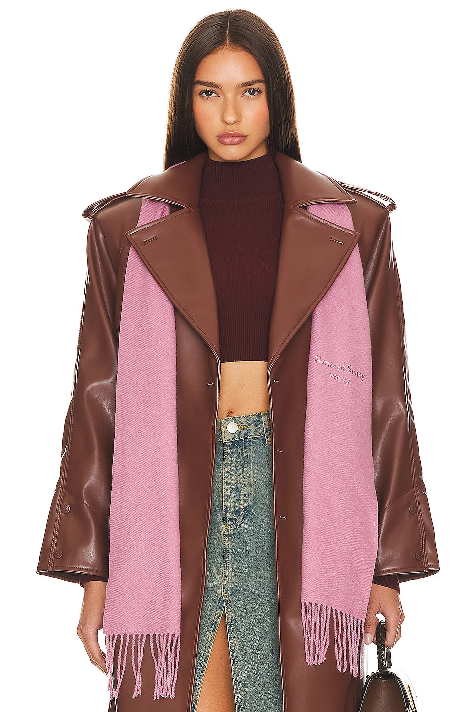 Colour Theory Scarf Slim | Blush