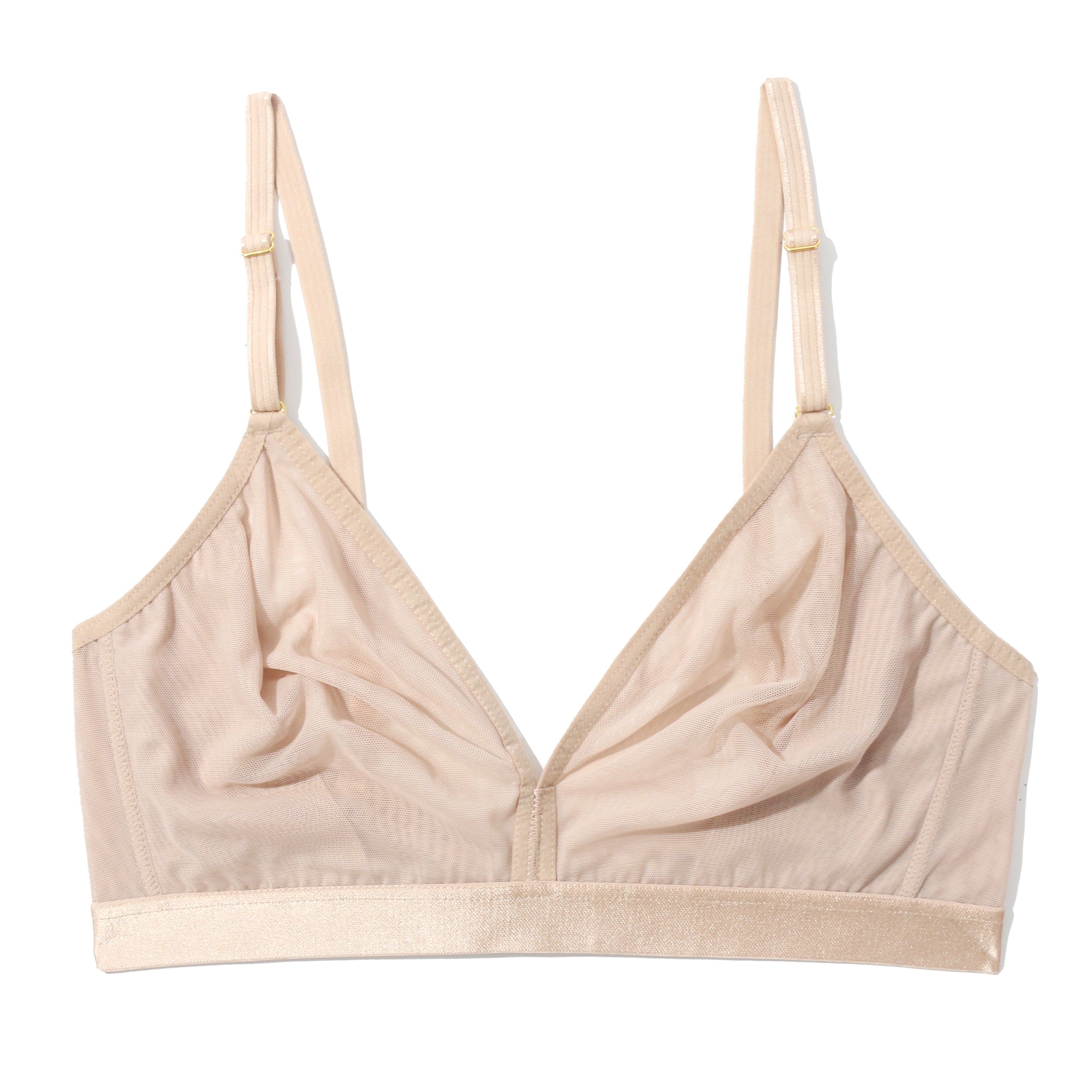 MESH TRIANGLE BRALETTE
