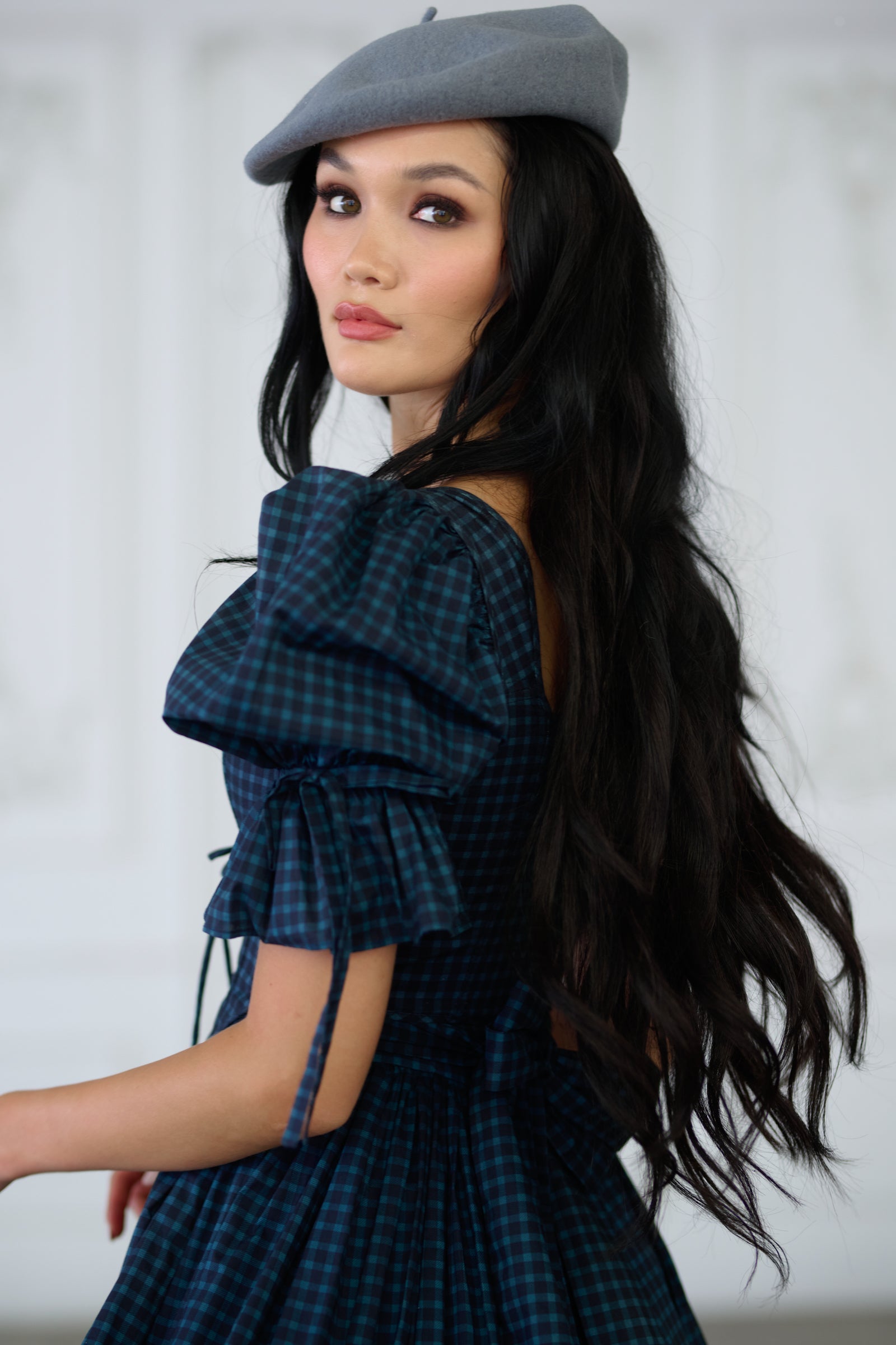 The Farmhouse Tartan Market Dress
